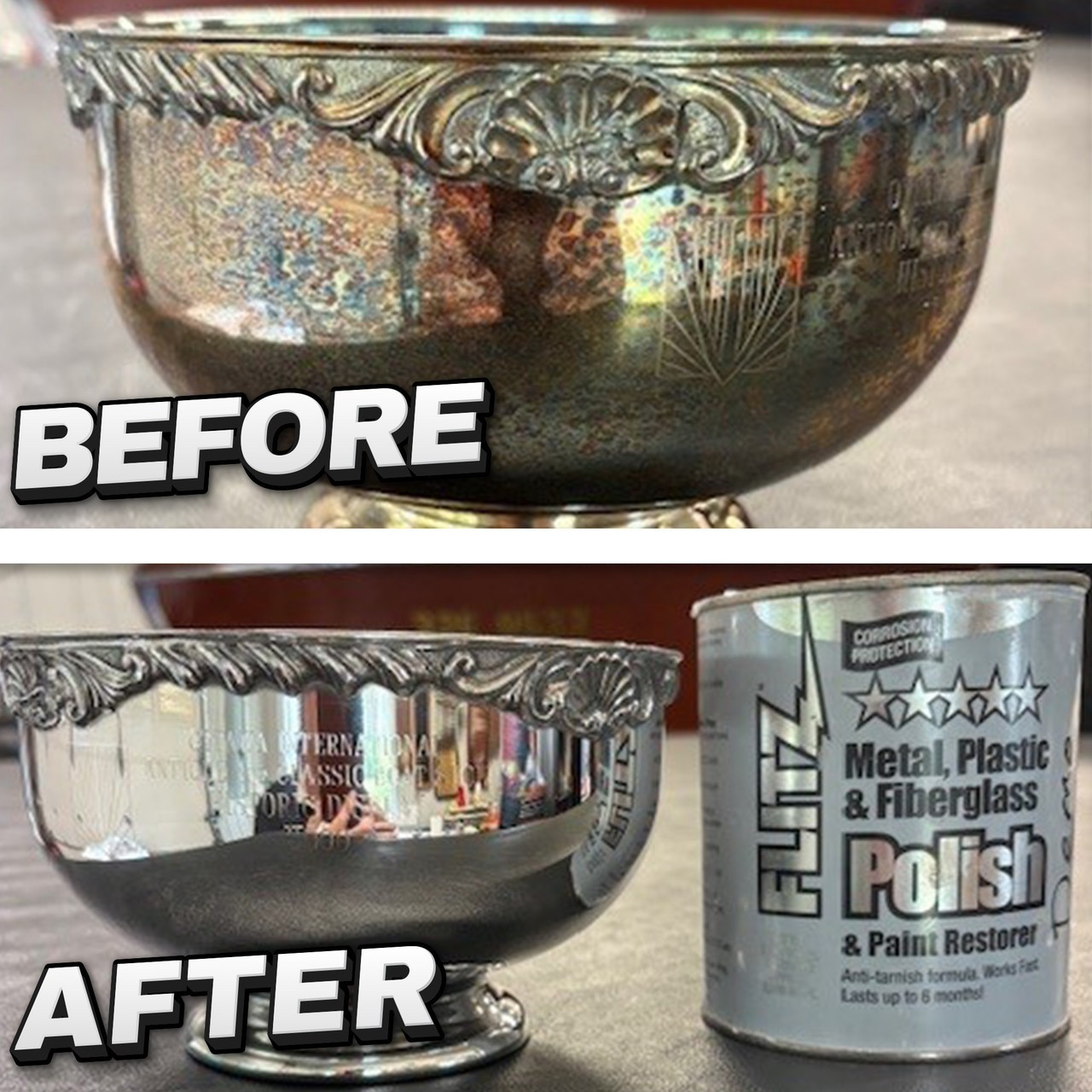 Flitz Metal Polish Paste 2 lb – Cleaner for Metal, Plastic & Fiberglass