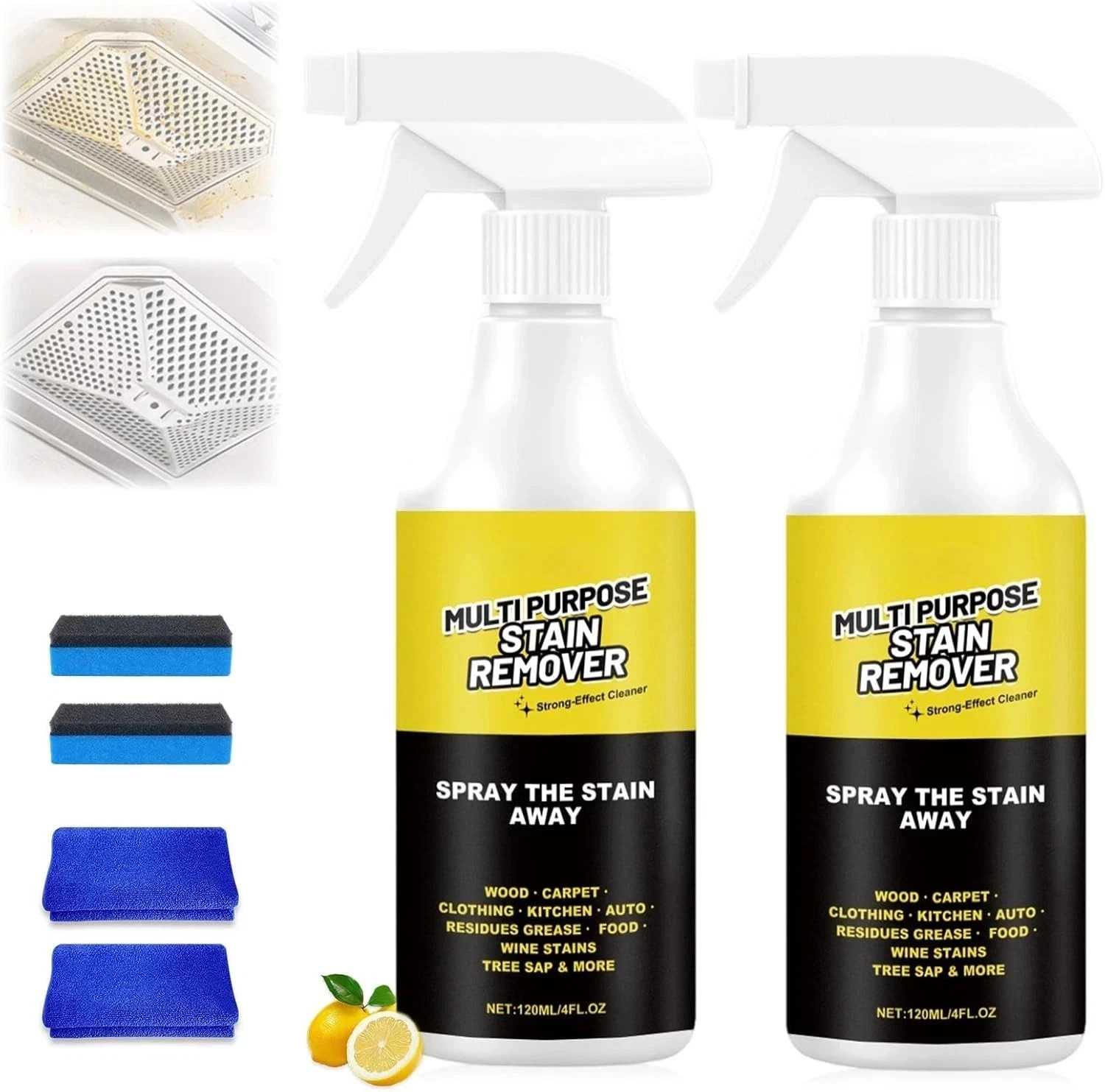 2Pcs Alien Multi-Purpose Stain Remover, All Purpose Cleaner Spray Powerful Clean