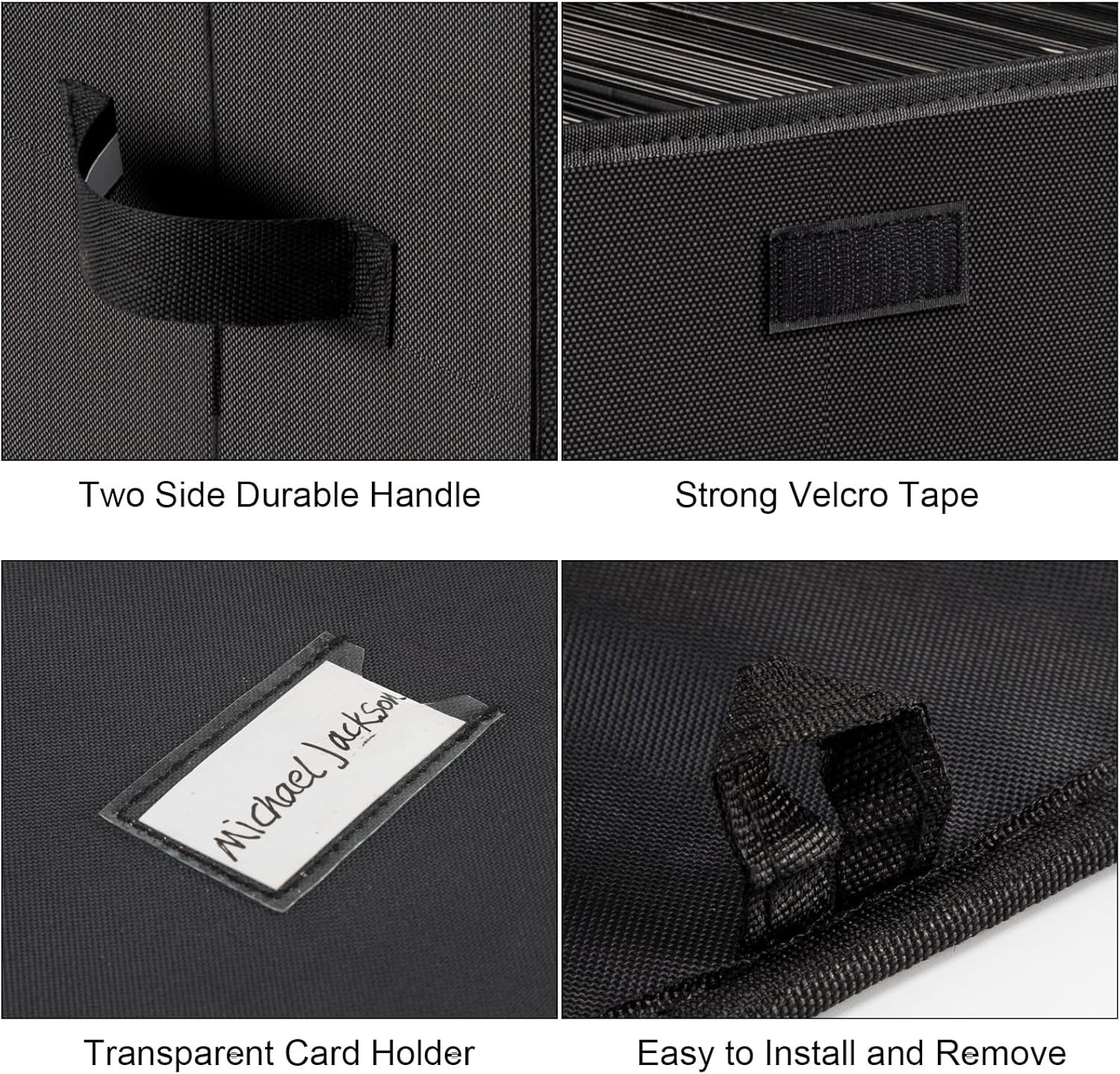 7Inch Vinyl Storage Box, Set of 2 Stackable Case with Lid