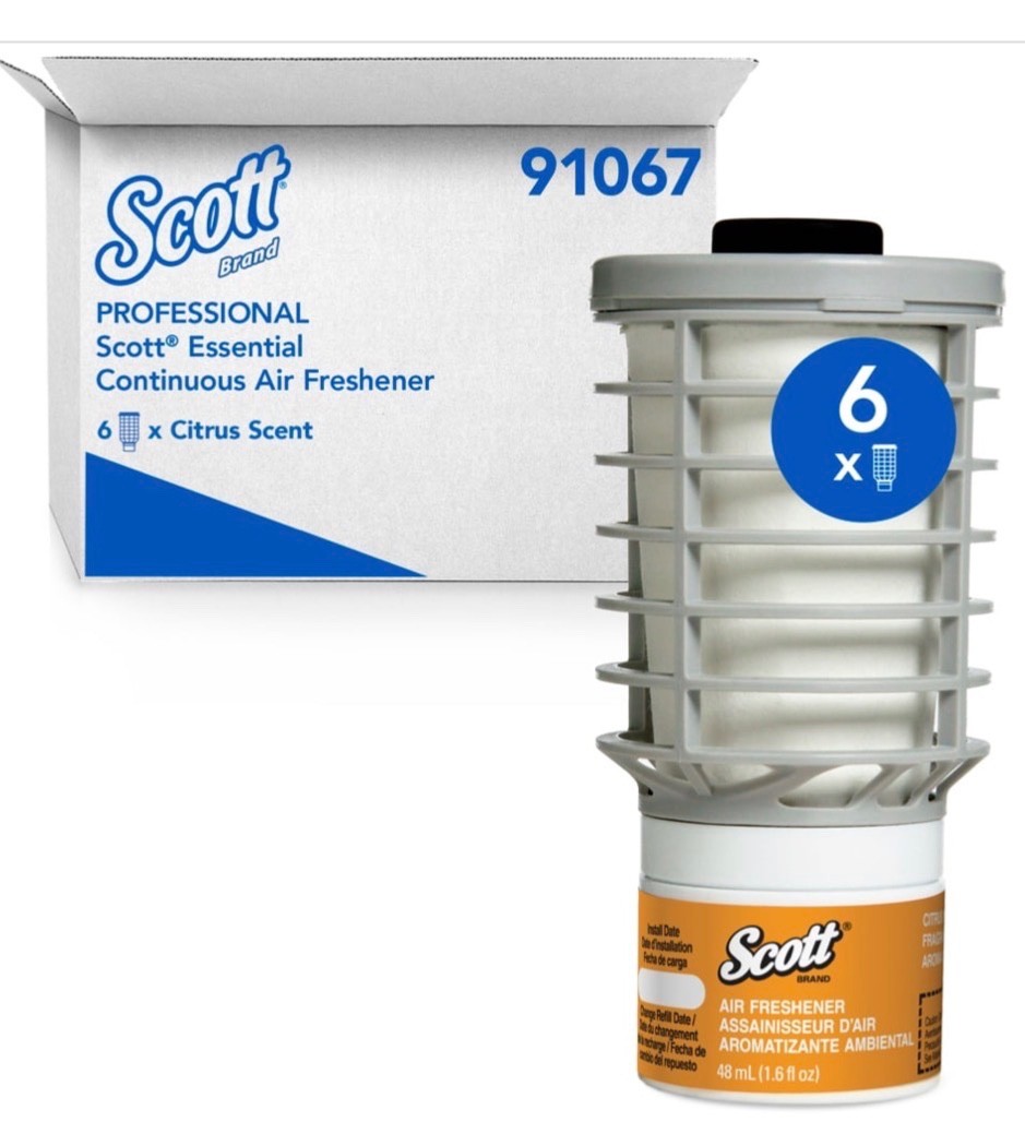Kimberly Clark Scott 91067 Air Freshner Citrus Scented 6 Pack – 1 Case