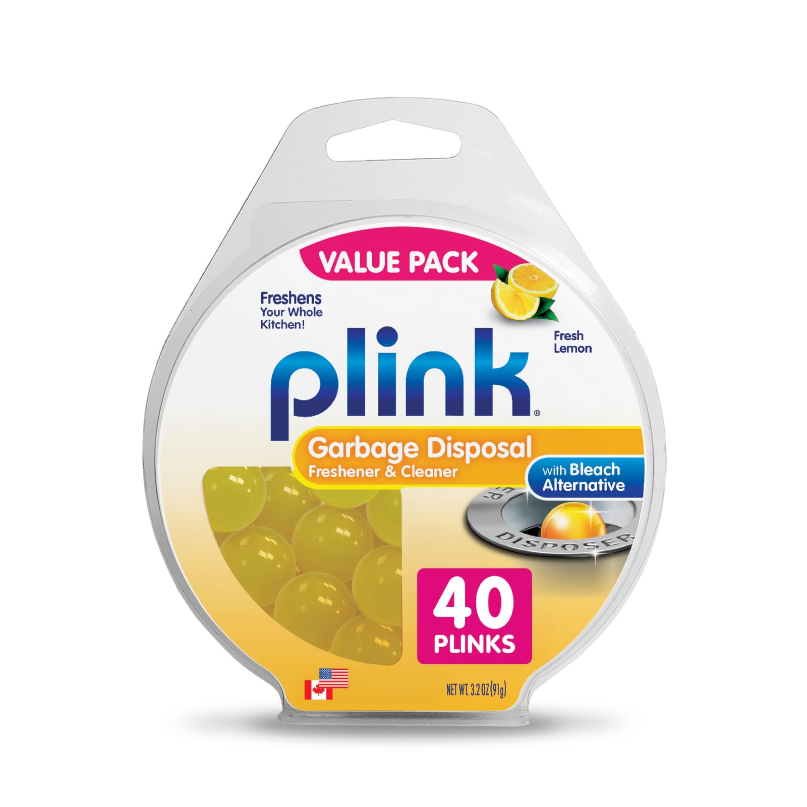 Plink Garbage Disposal Cleaner, Freshener & Odor Removing Balls, Easy to Use,…