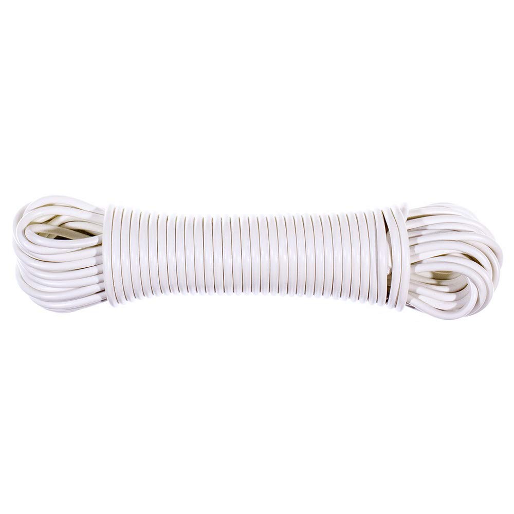 Plastic Coated Clothesline – Weatherproof Synthetic Fiber Reinforced Cord for…