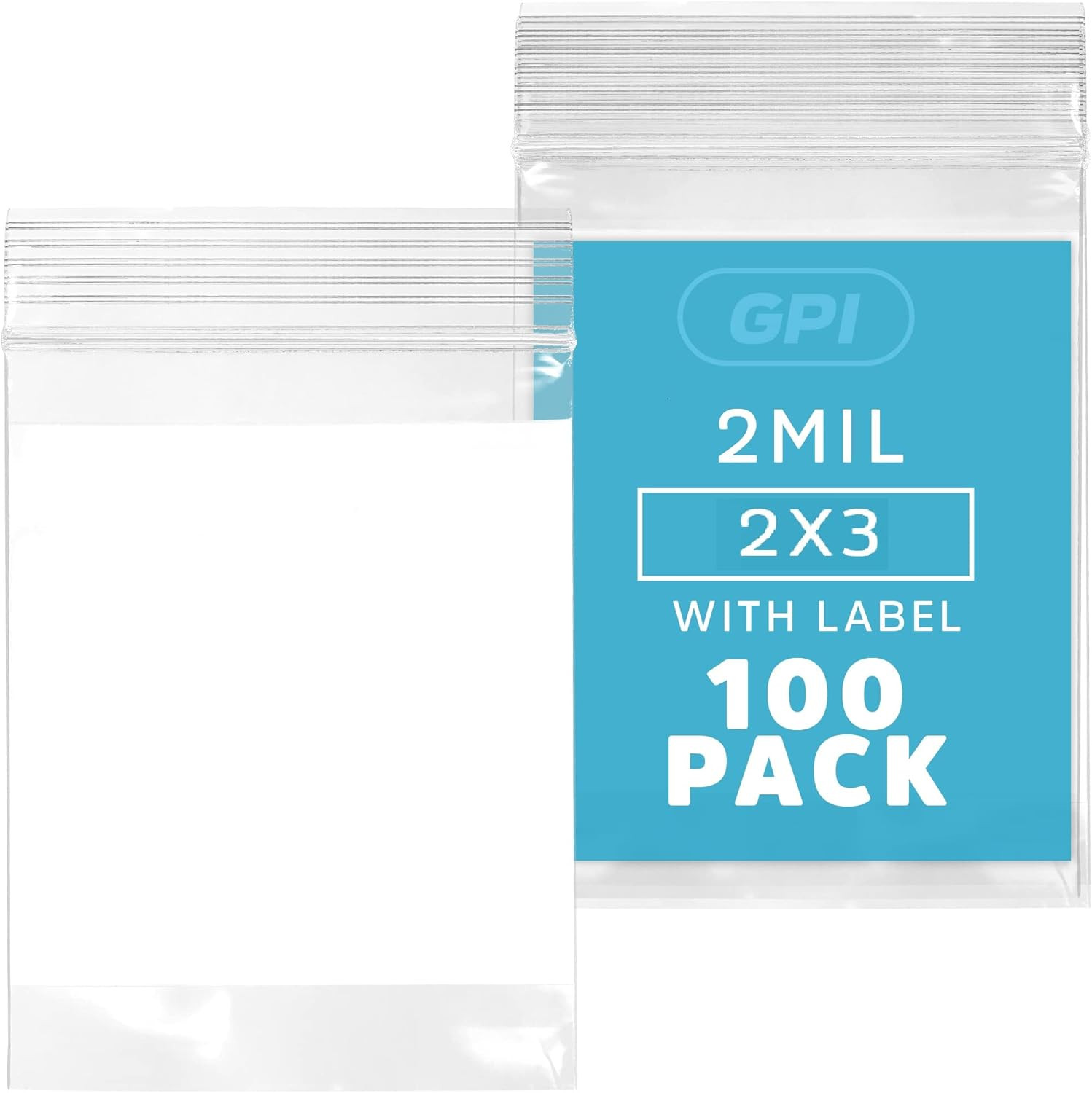 Clear Plastic Reclosable Zip Bags – Case of 1000 4″ X 6″ 2 Mil Thick Strong