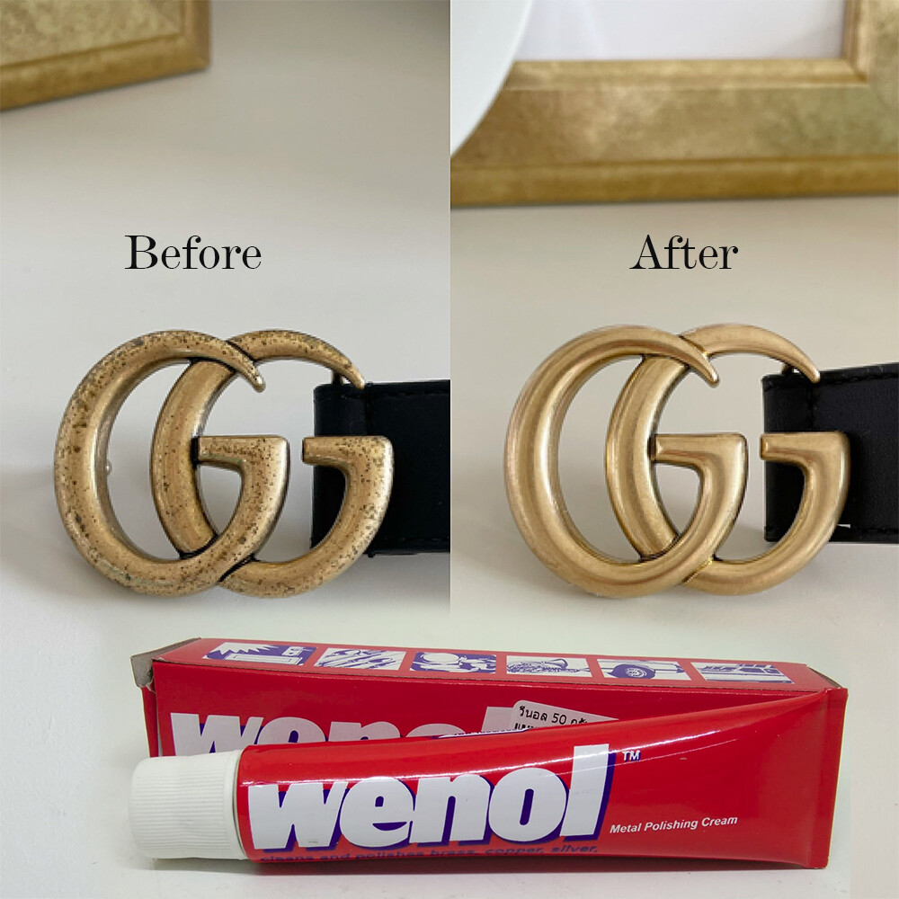 WENOL Metal Cleaner Polish with Surface Protection Brass Copper Tube Silver 50 g