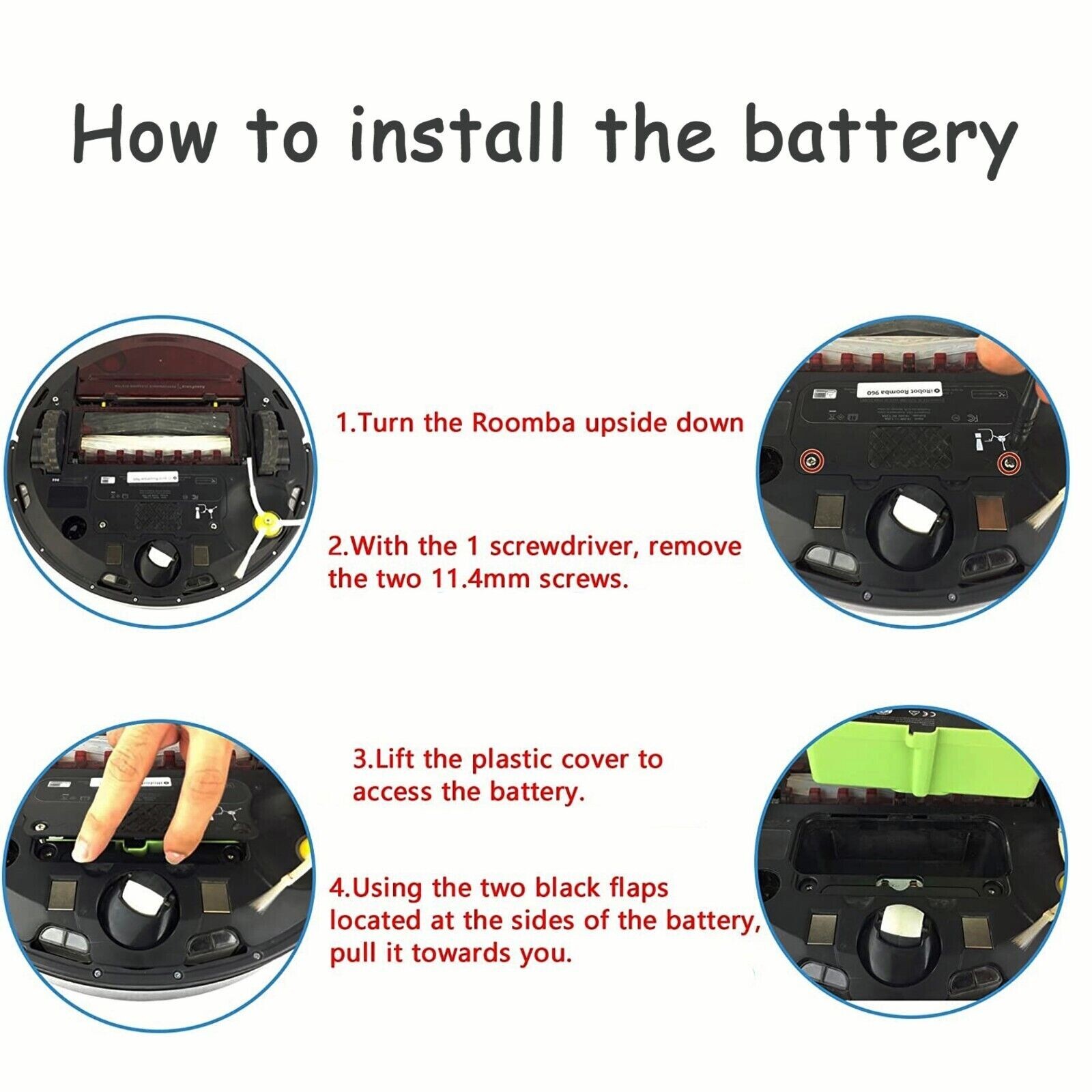 ✅iRobot Roomba 1800LI Battery for Roomba 960 860 895 890 860 695 680 690 675 640
