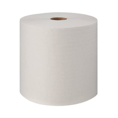 Kimberly Clark Hard Roll Paper Towels 8 x 600 White Poly Bag Protected 1 Piece