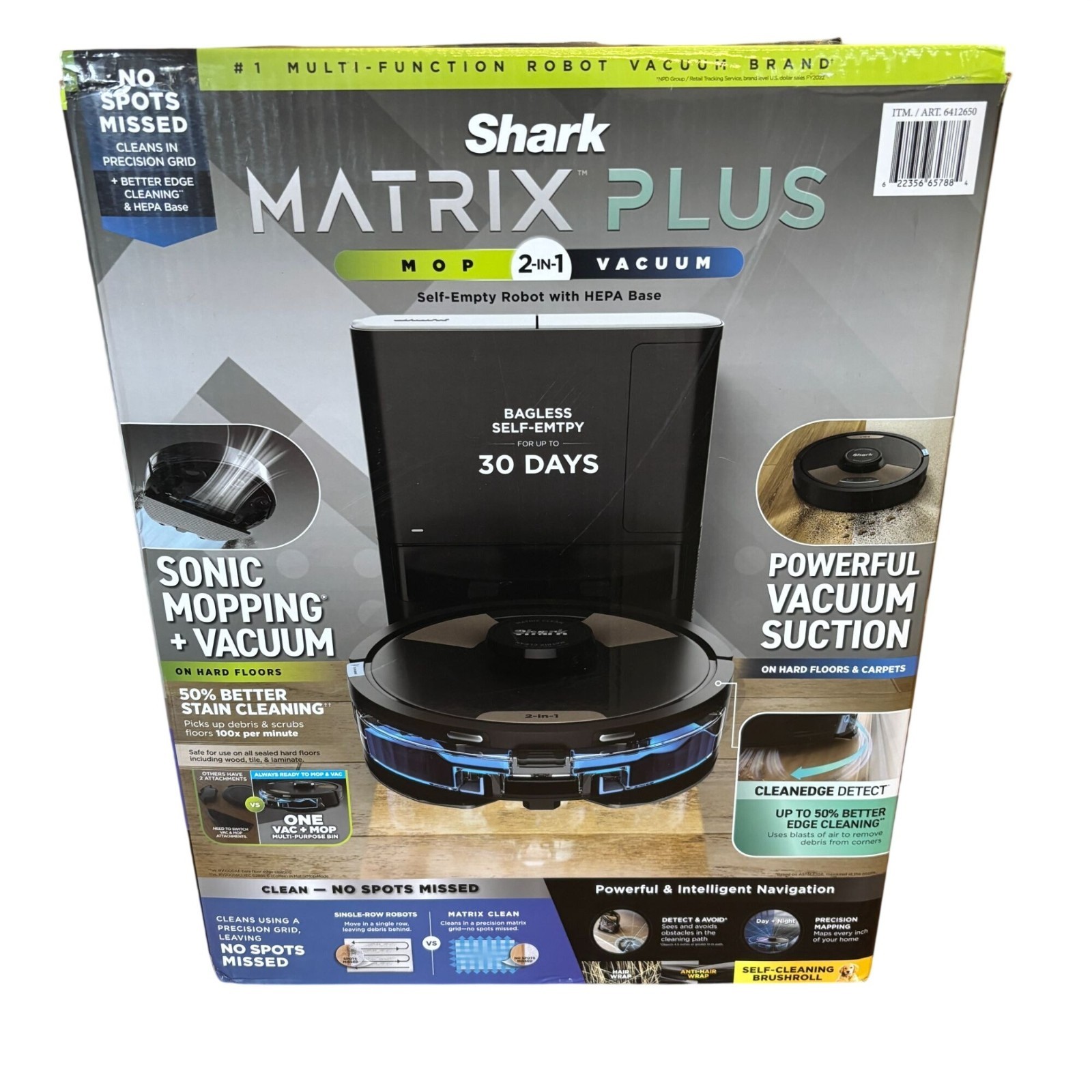Shark Matrix Plus Robot Vacuum and Mop with Self-Empty Base UR2650WS