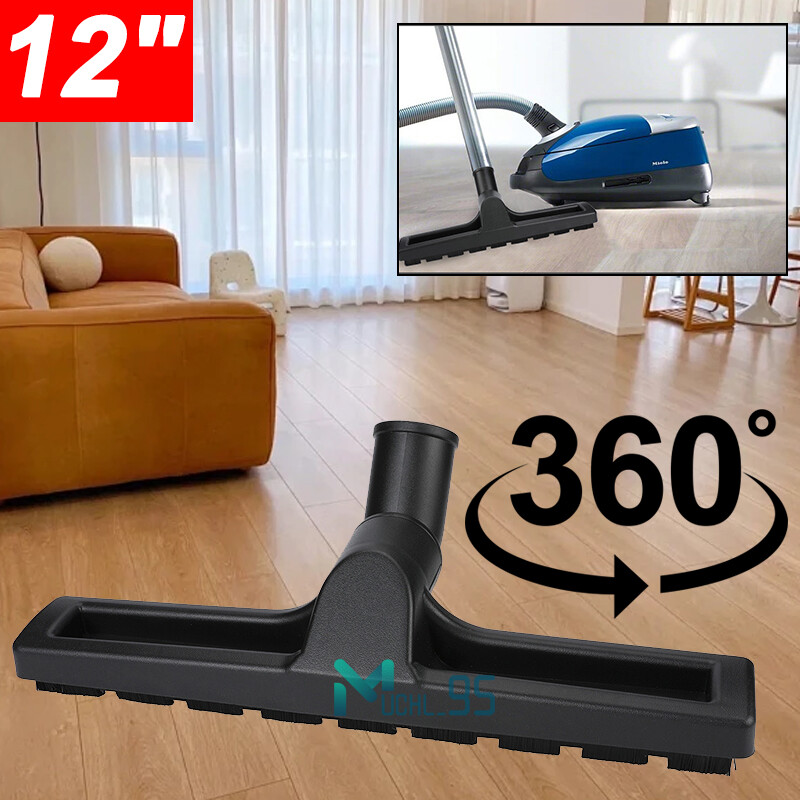 Hard Wood Tile Floor Brush Tool Attachment for Universal Vacuum Cleaner 12″ Wide