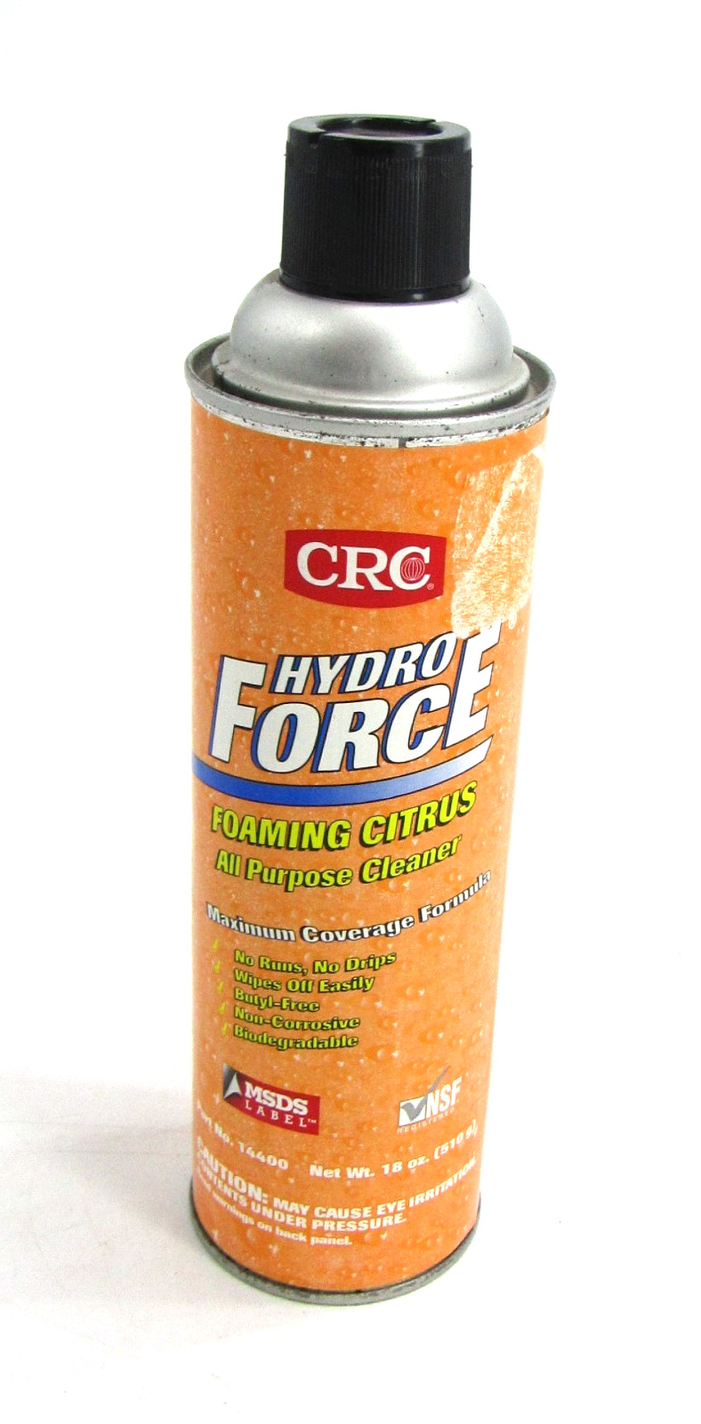 CRC 14400 Citrus Foam 2ct All Purpose Cleaner Degreaser Spray Non-Flammable 18oz