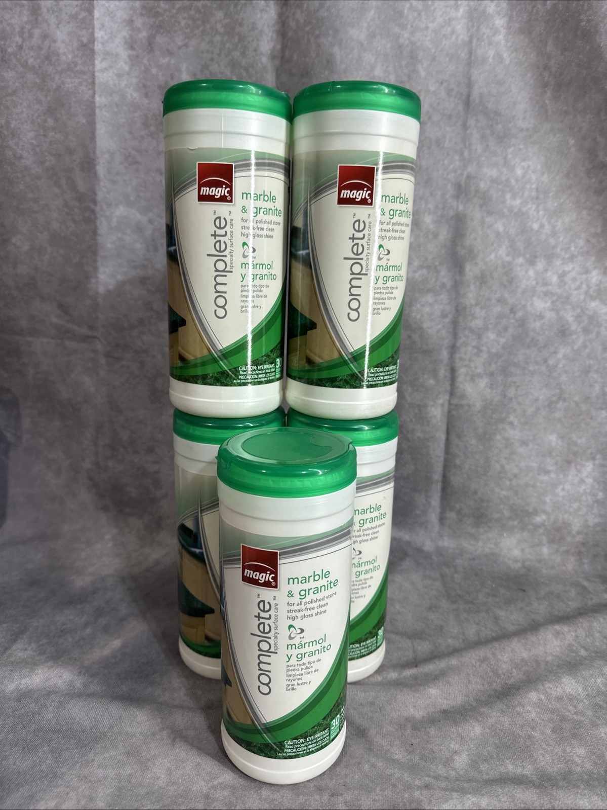 Marble And Granite Complete Magic Wipes New Streak Free 5 Packs 150 Wipes