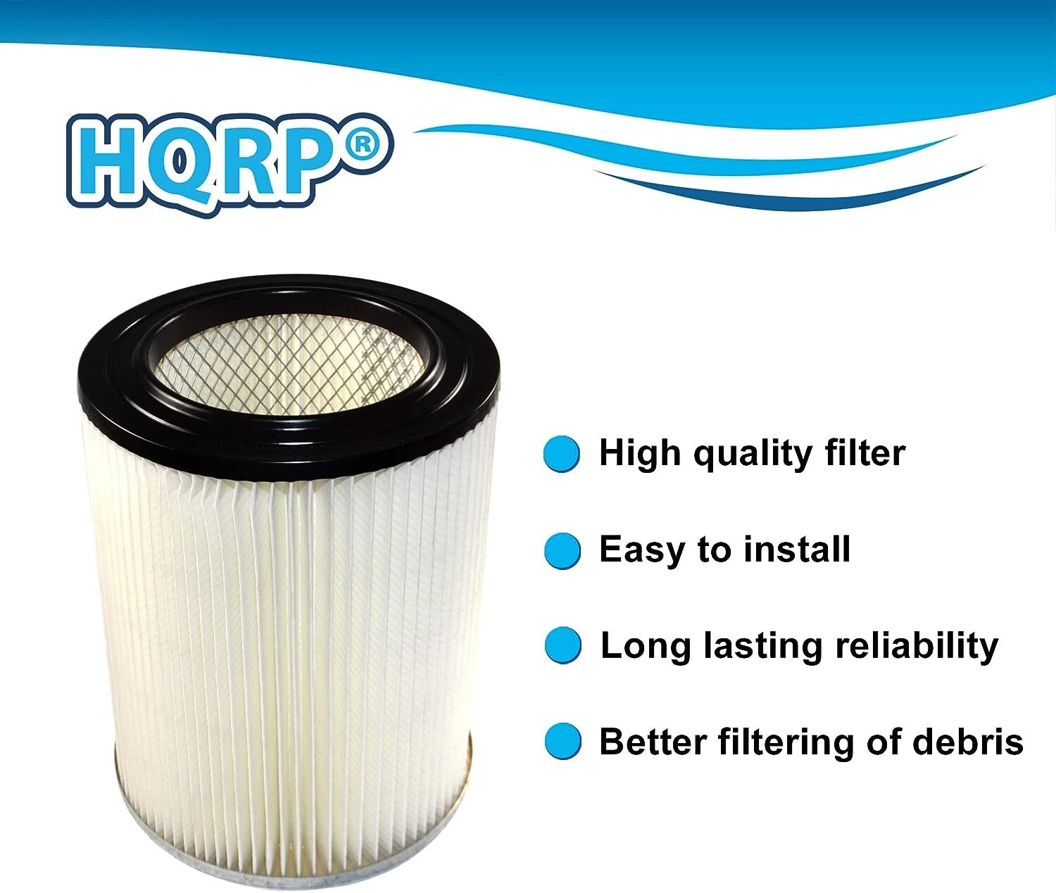 Cartridge Filter for Shop-vac 90328 Replacement fits Craftsman & Ridgid Vacuums