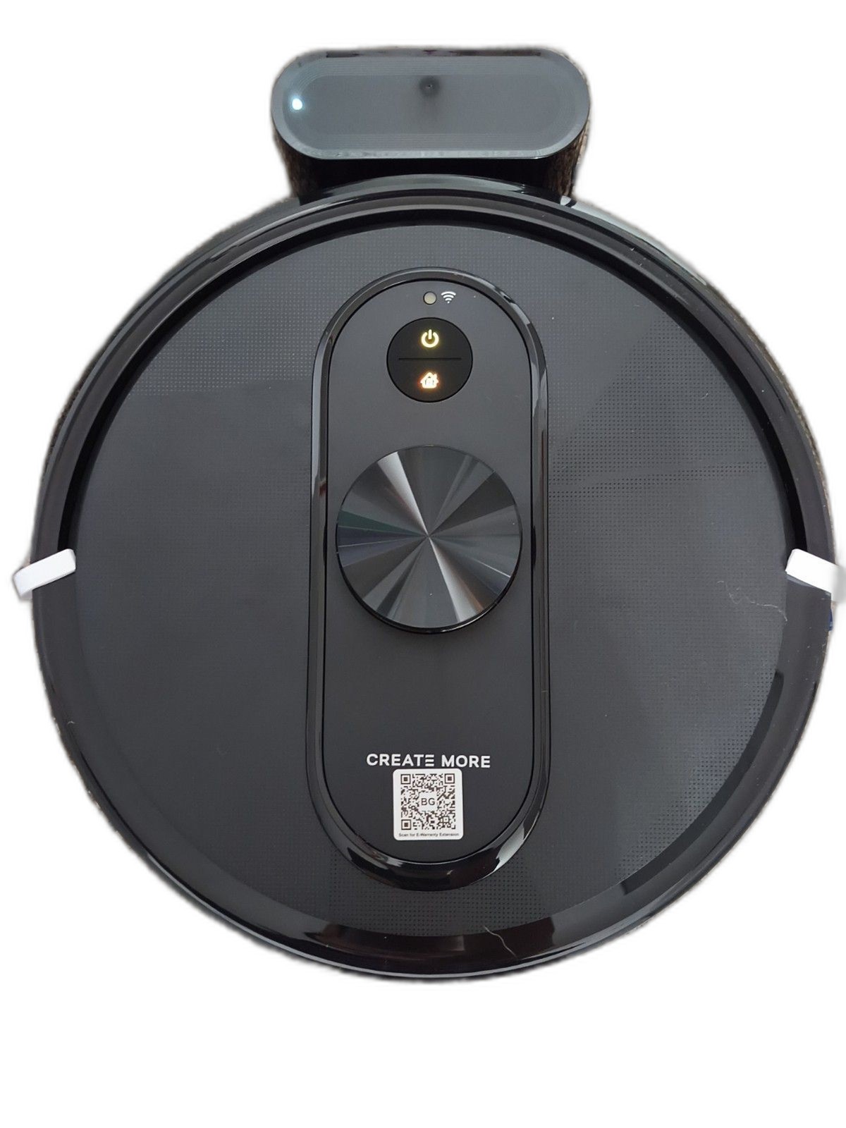 Create More BL20 Robot Vacuum, Wi‑Fi Mapping, Vacuum & Mop, Black w/ Dock