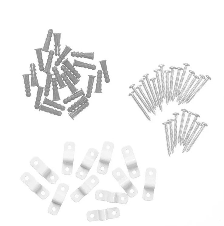 ClosetMaidFixed Mount 12-Pack 0.75-in Metal Wire ClosetBack Clip