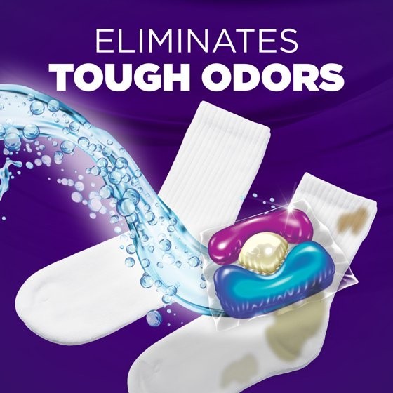 ARM & HAMMER Plus OxiClean 5-in-1 Laundry Detergent Power Pks, Fresh Burst 42cnt