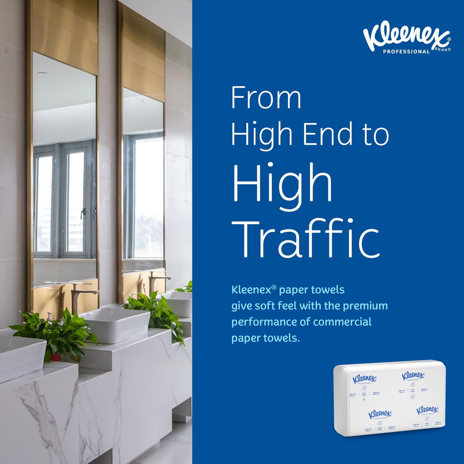 Kimberly-Clark Professional Kleenex C Fold Paper Towels (01500), Absorbent, Whit