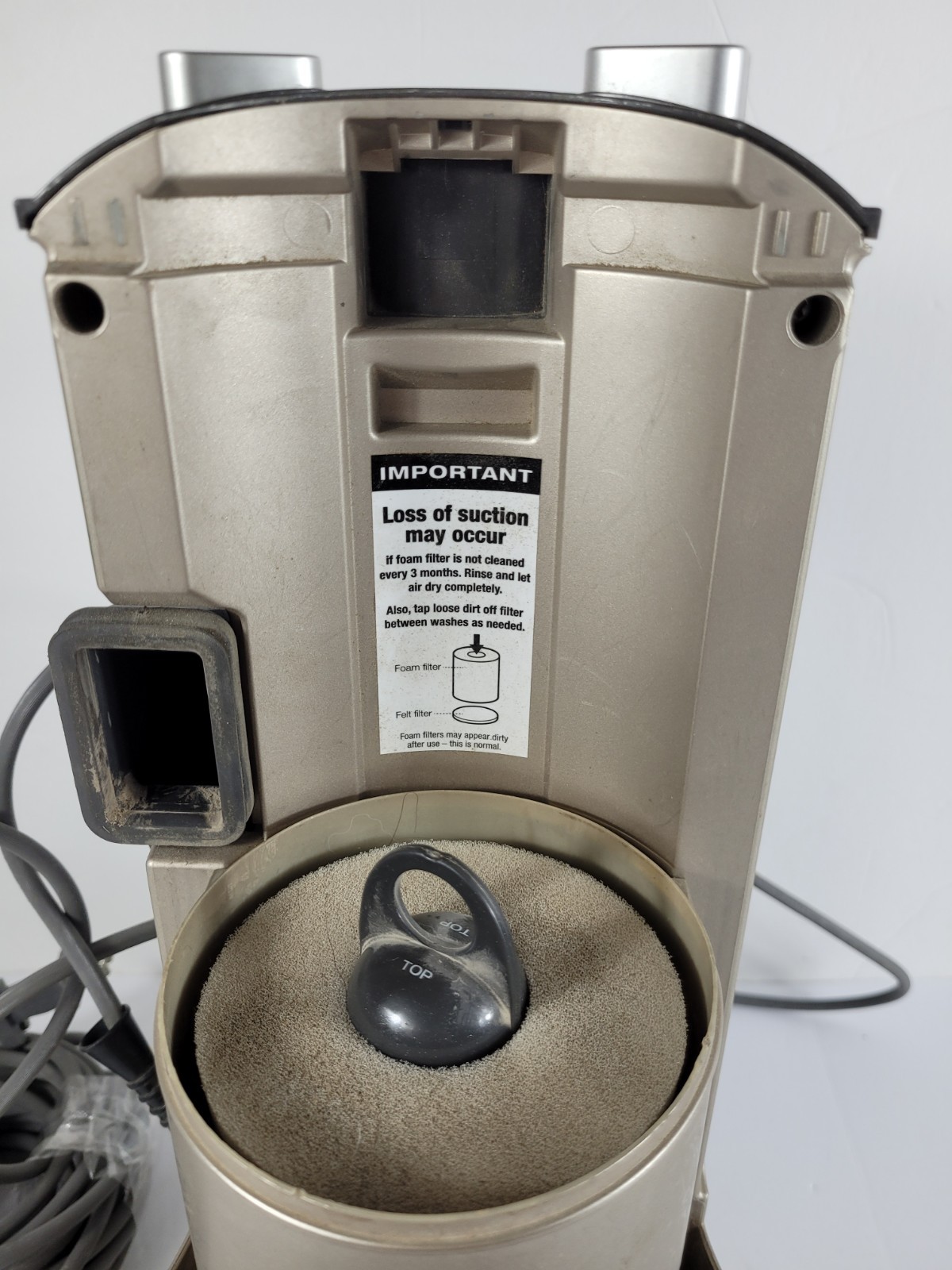 Shark NV552 NV500 NV501 NV502 NV504 NV510 MAIN BODY w/ MOTOR Genuine OEM Gold