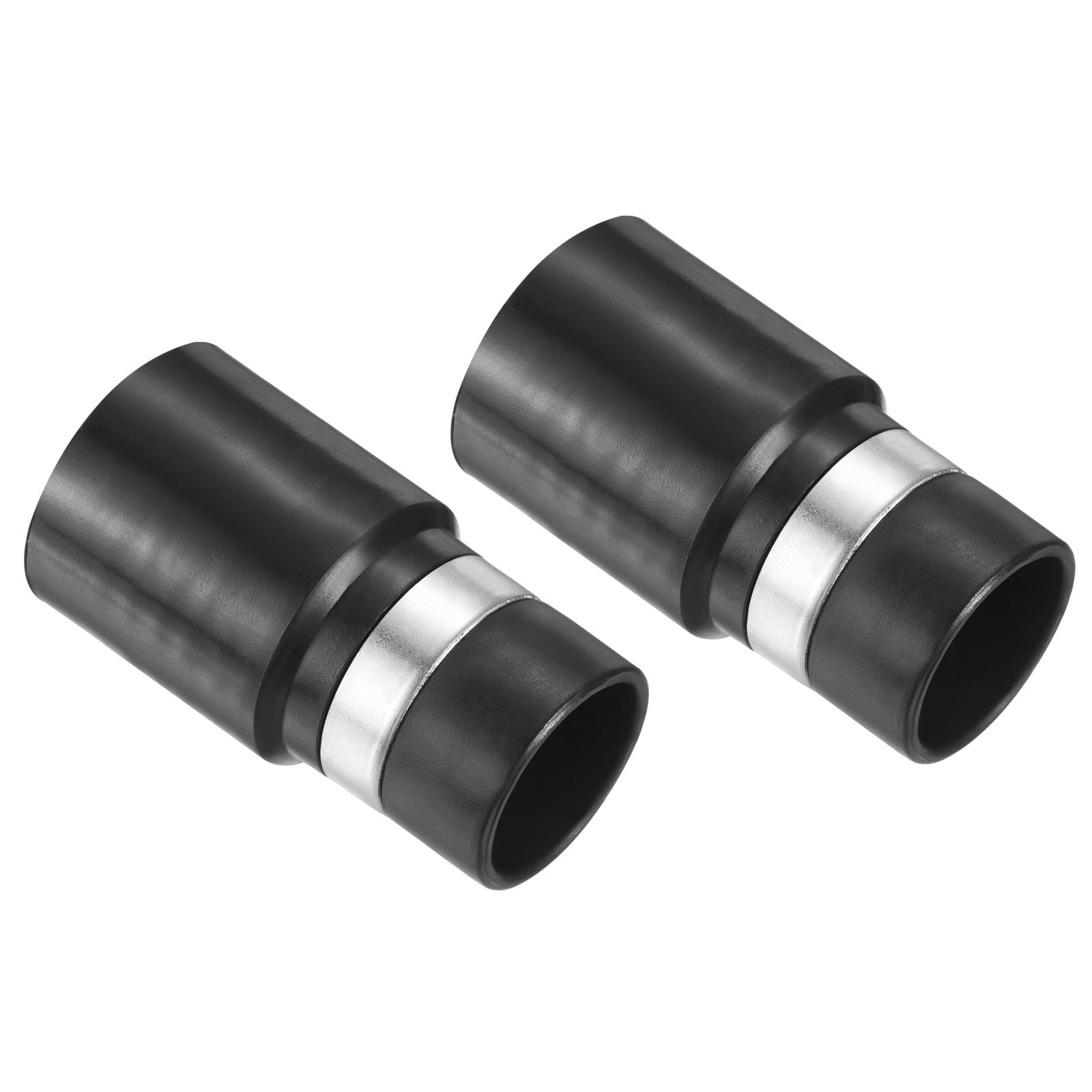 2Pcs 1.3″ ID Vacuum Hose Adapter Cleaner Hose Reducer Converter Connector Black