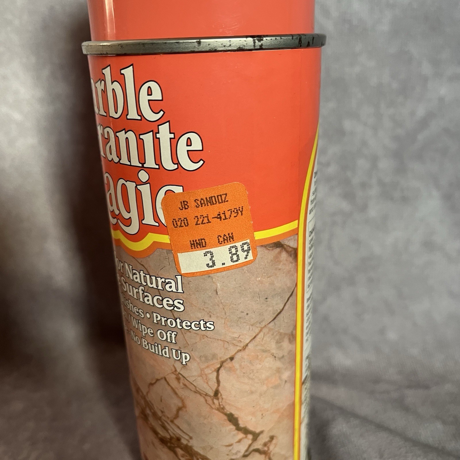 Marble & Granite Magic Cleaner Polish, Wax Free – 13 Oz – Discontinued Vtg NOS
