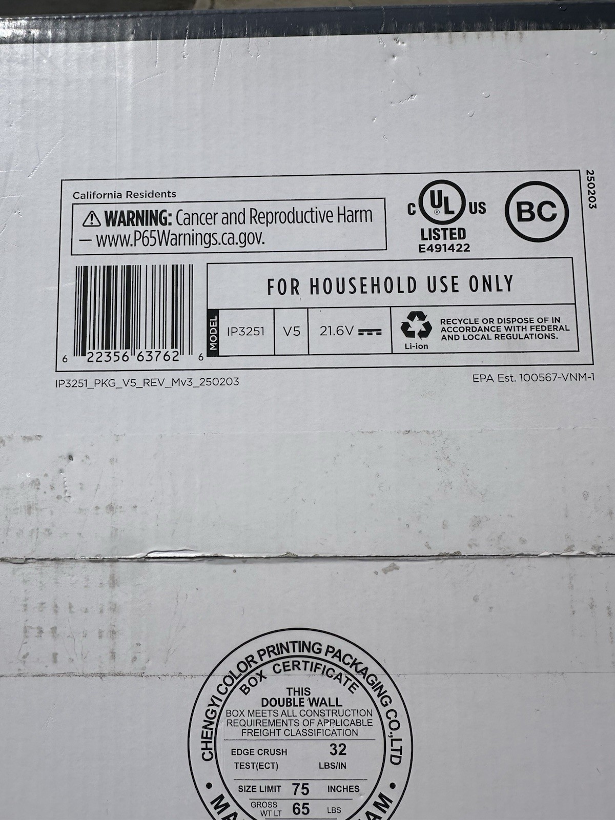 Shark PowerDetect Clean & Empty Cordless Stick Vacuum IP3251C Brand New
