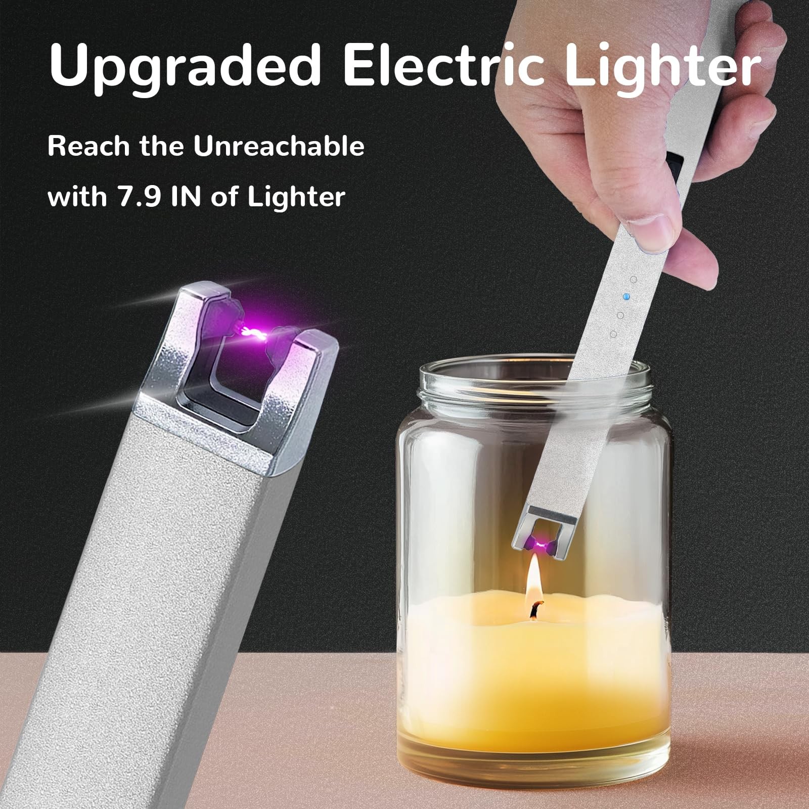 3 Pack Electric Candle Lighter USB Rechargeable Lighters 3 Pack, Mix