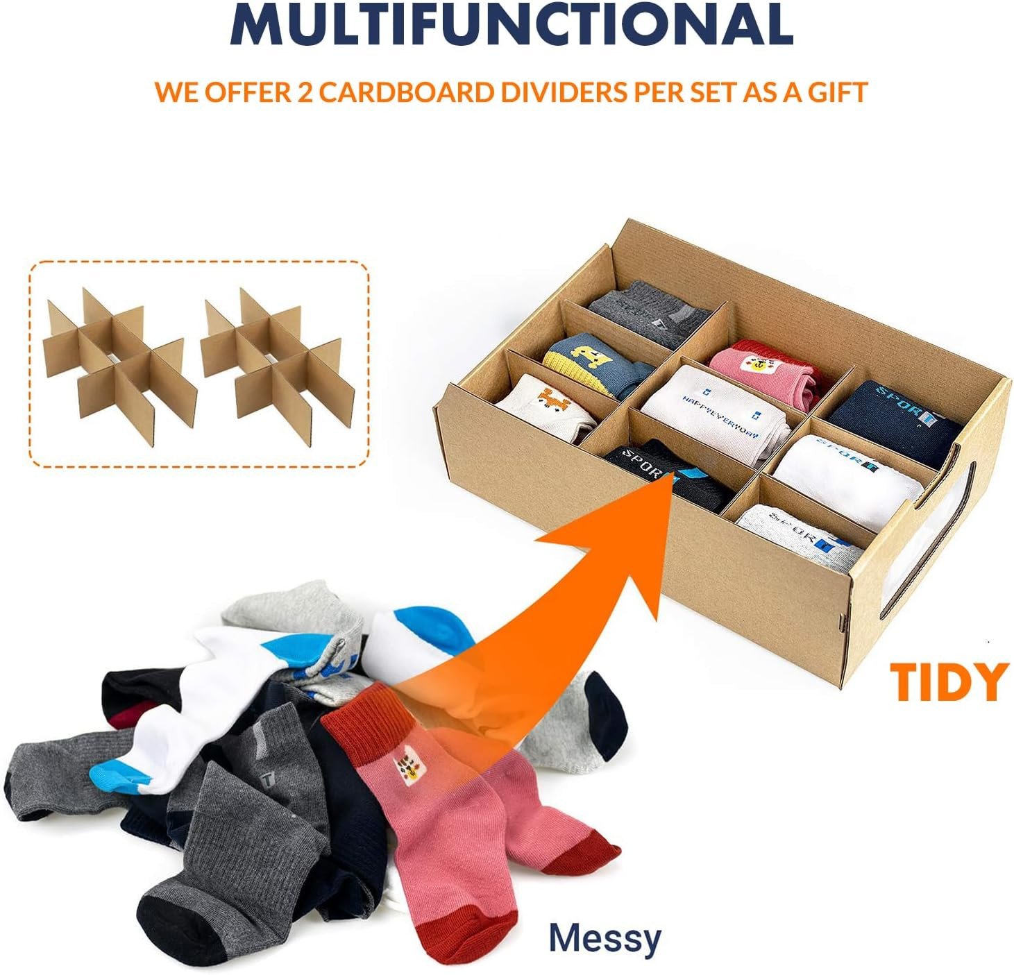Shoe Box Organizer 12 Pack Stackable Cardboard Storage Drawer Window Closet