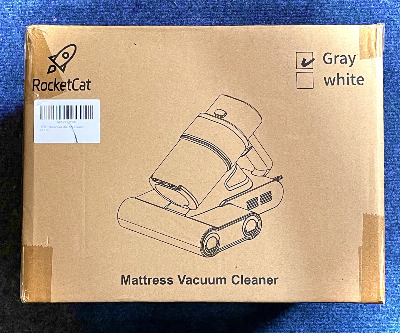 RocketCat CY313 Mattress Vacuum Cleaner Dust Sensor Ultrasonic Bed Sofa Cleaner