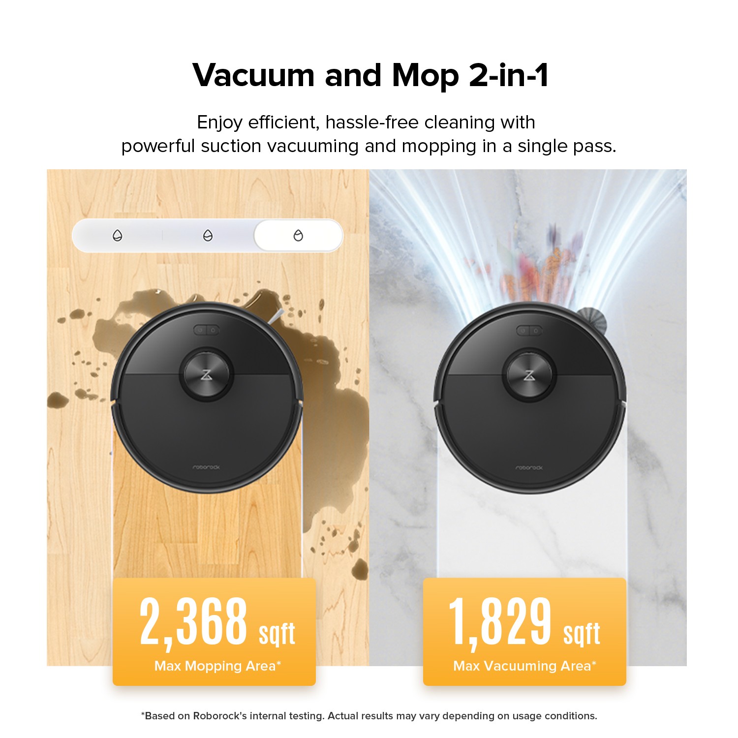 Roborock Q7 M5 Robot Vacuum & Mop,10000Pa Vac Cleaner,Dual Anti-Tangle,LiDAR Nav