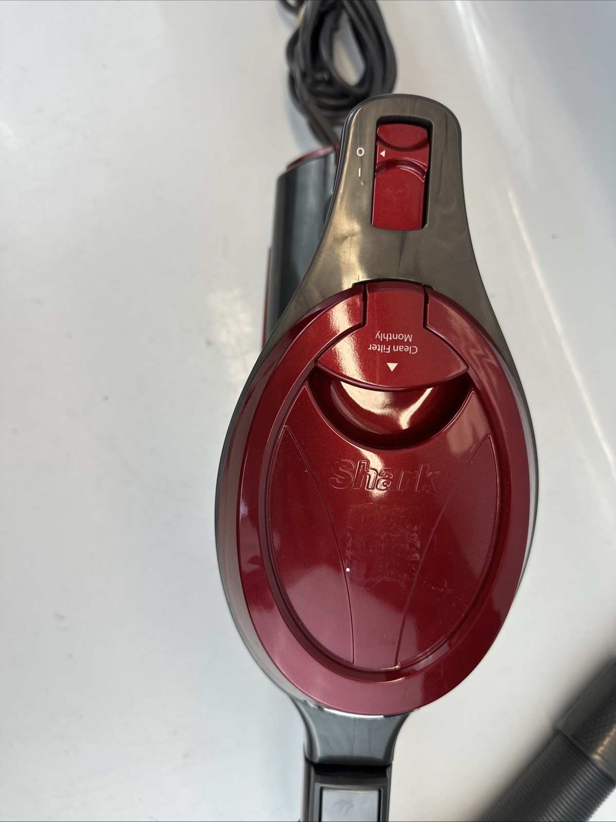 Shark QH296QRD Rocket Ultra-Light Handheld Vacuum Car Detail Kit 15FT Cord Red