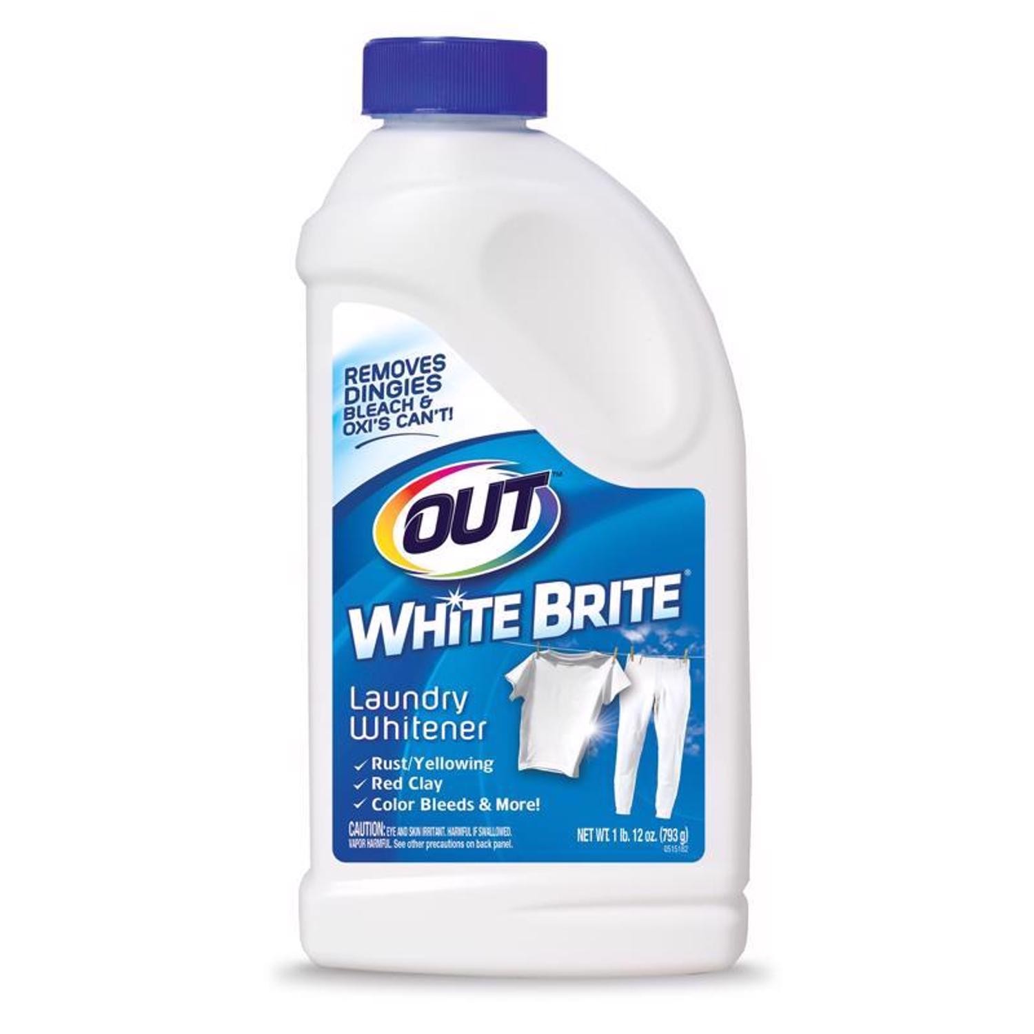 White Brite WB30N White No Scent Laundry Whitener Powder 12 oz.