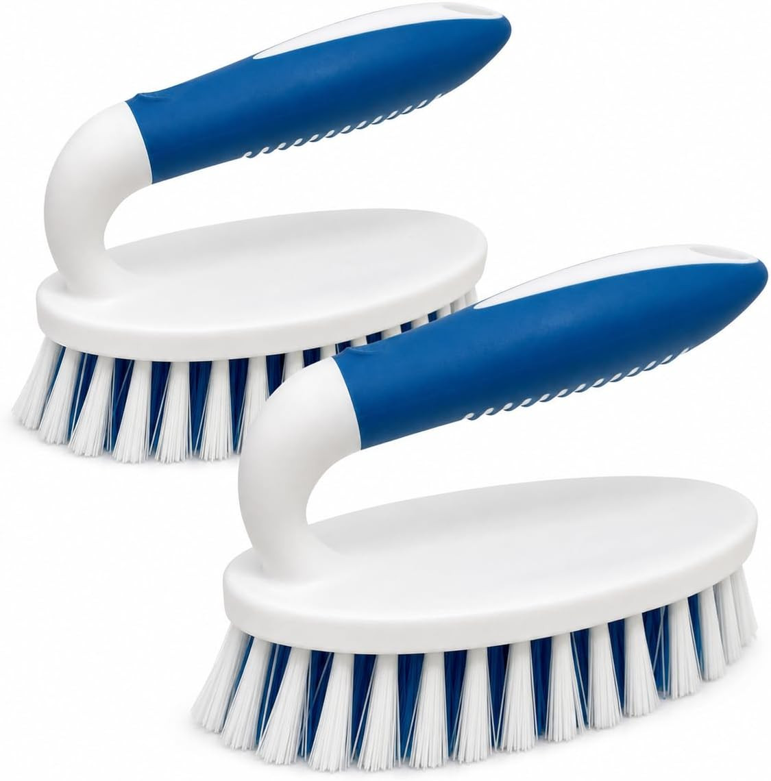 Scrub Brush, 2 Pack Household Cleaning Brushes with Stiff Bristles, Scrubbing Br