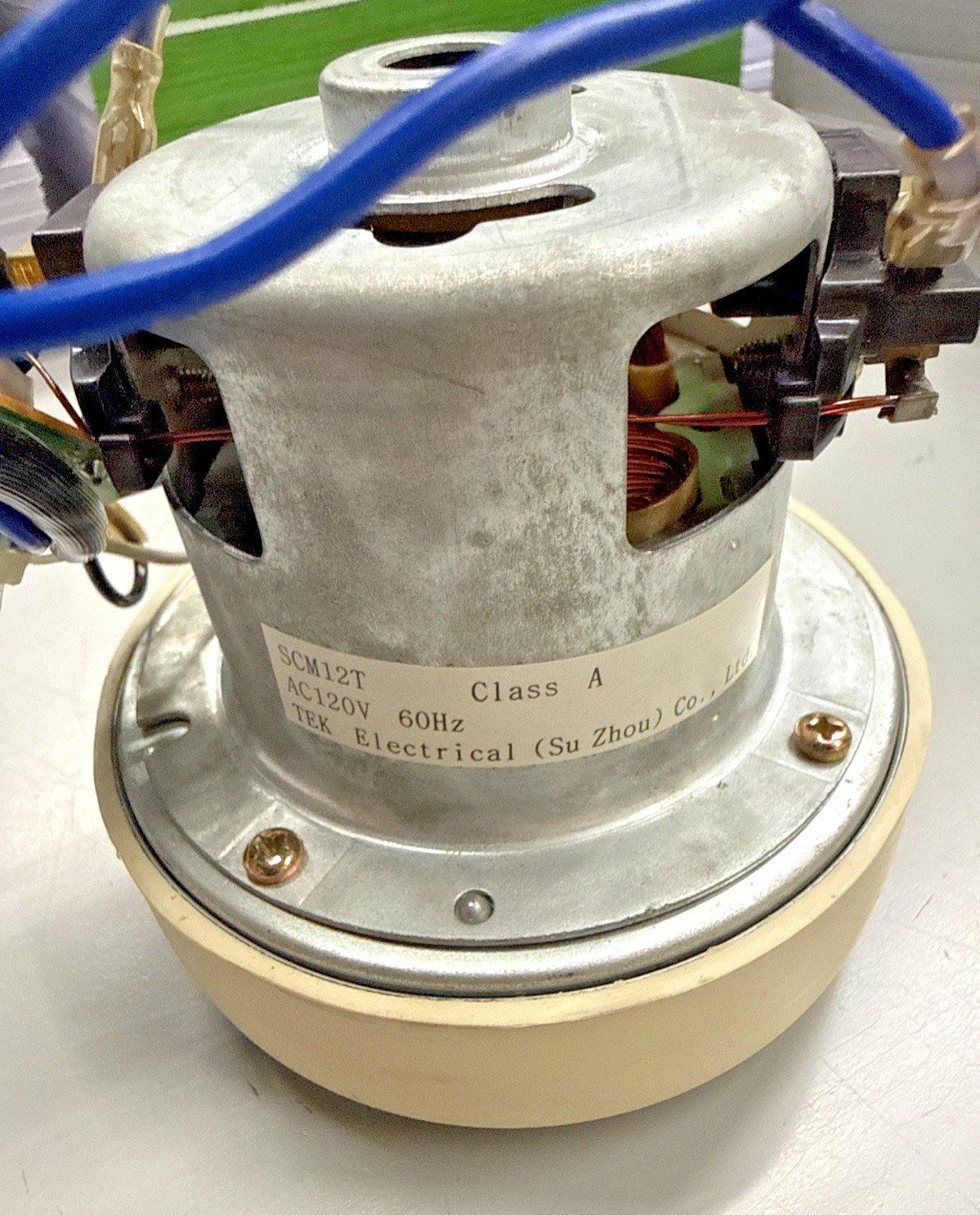 SCM12T Tek Vacuum Motor 120V 12Amp w/ wire Harness