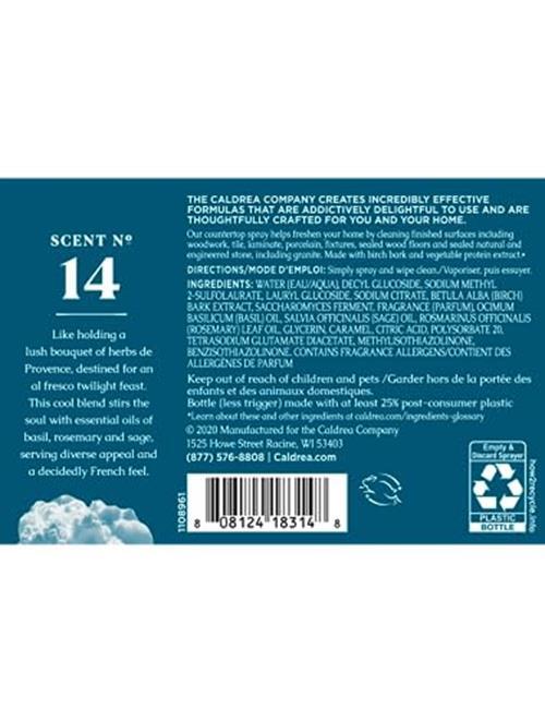 Caldrea Multi-surface CounterTop Spray Cleaner, Made Assorted Scents , Sizes