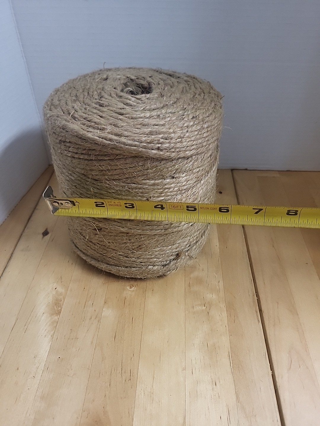 3-Ply Natural Jute Twine 4lb Ball 2000 Feet BRAND NEW TIGHT ROLL