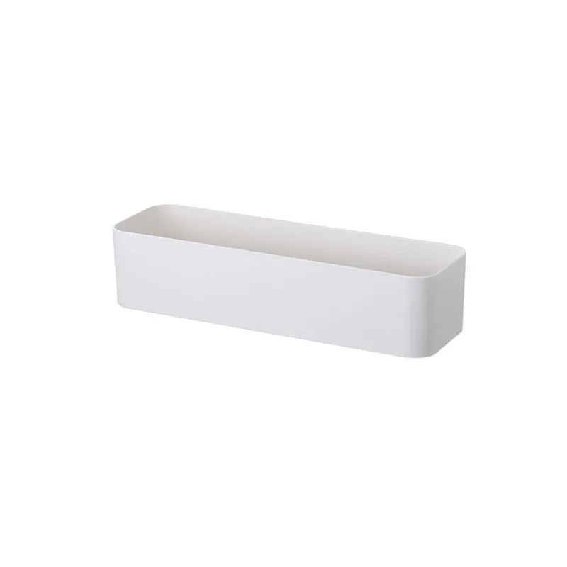 Wall Mounted Remote Control Holder Cosmetic Storage Box Phone Organizer Case 1pc