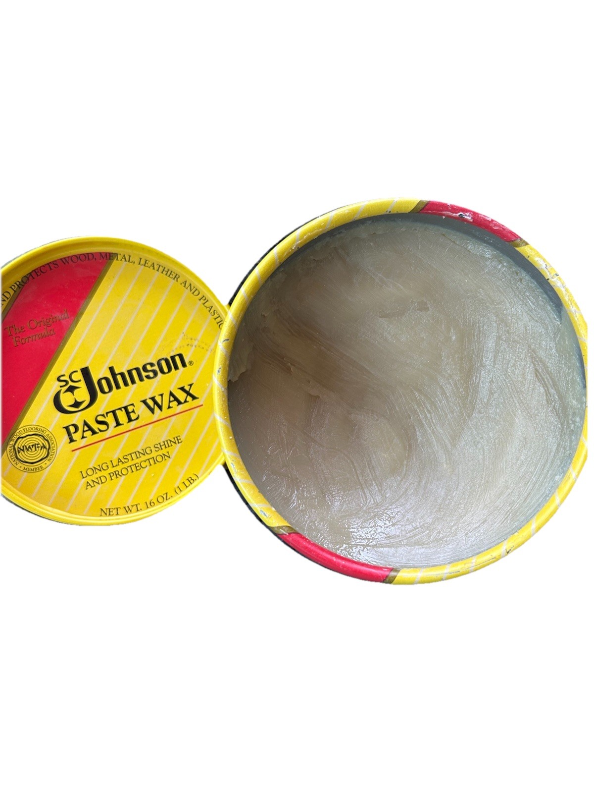 NEW SC Johnson Paste Wax The Original Formula, 16 oz (1 lb) Discontinued 75%Full