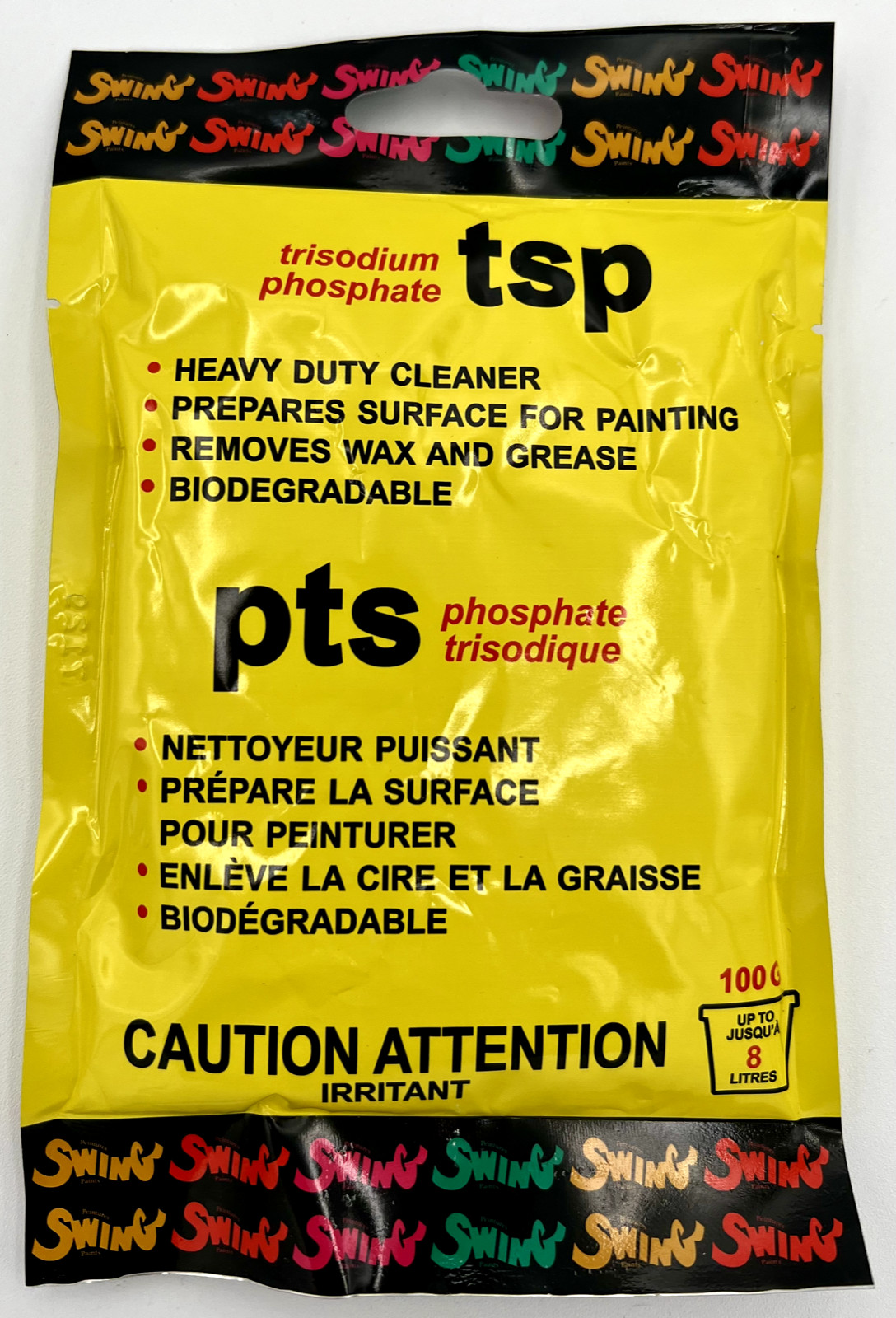 TSP powder in Convenient use package 4 packs each makes 2 gal of HD cleaner