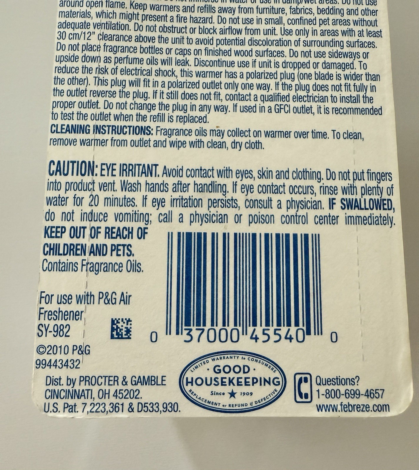 Febreze Noticeables Linen & Sky Dual Scented Oil Air Freshener Refill .87oz NIP