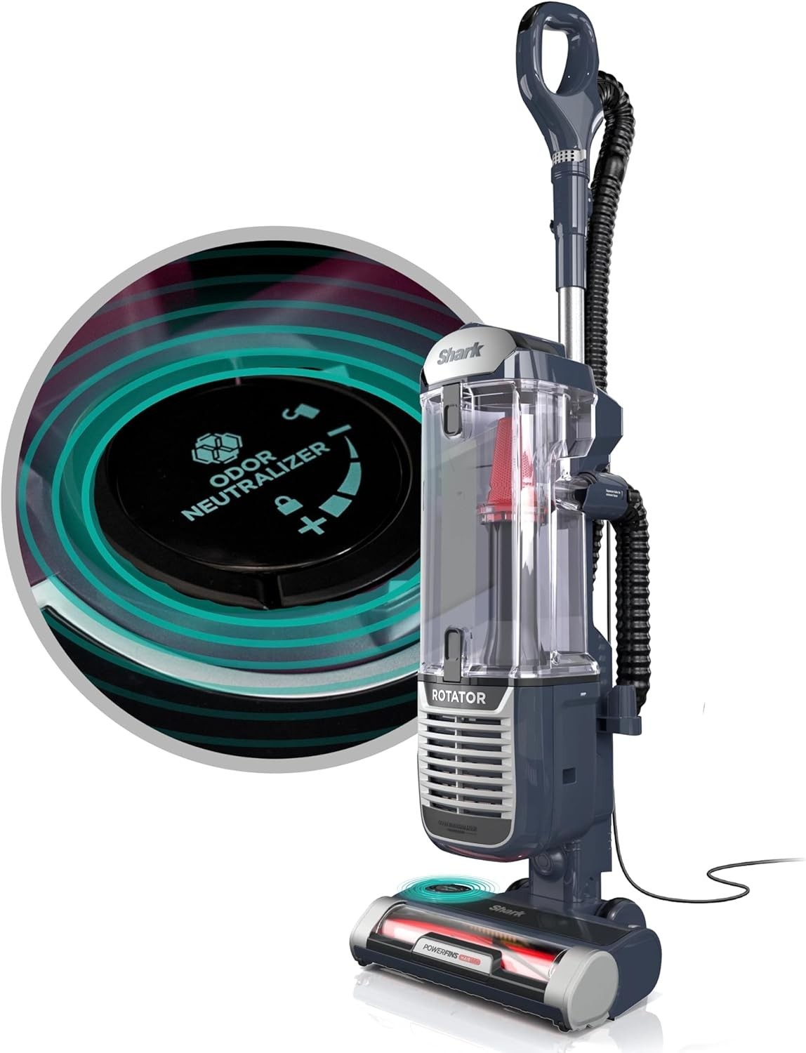 Shark ZU100 Rotator Pet Upright Vacuum W/Powerfins & Odor Neutralizing Tech