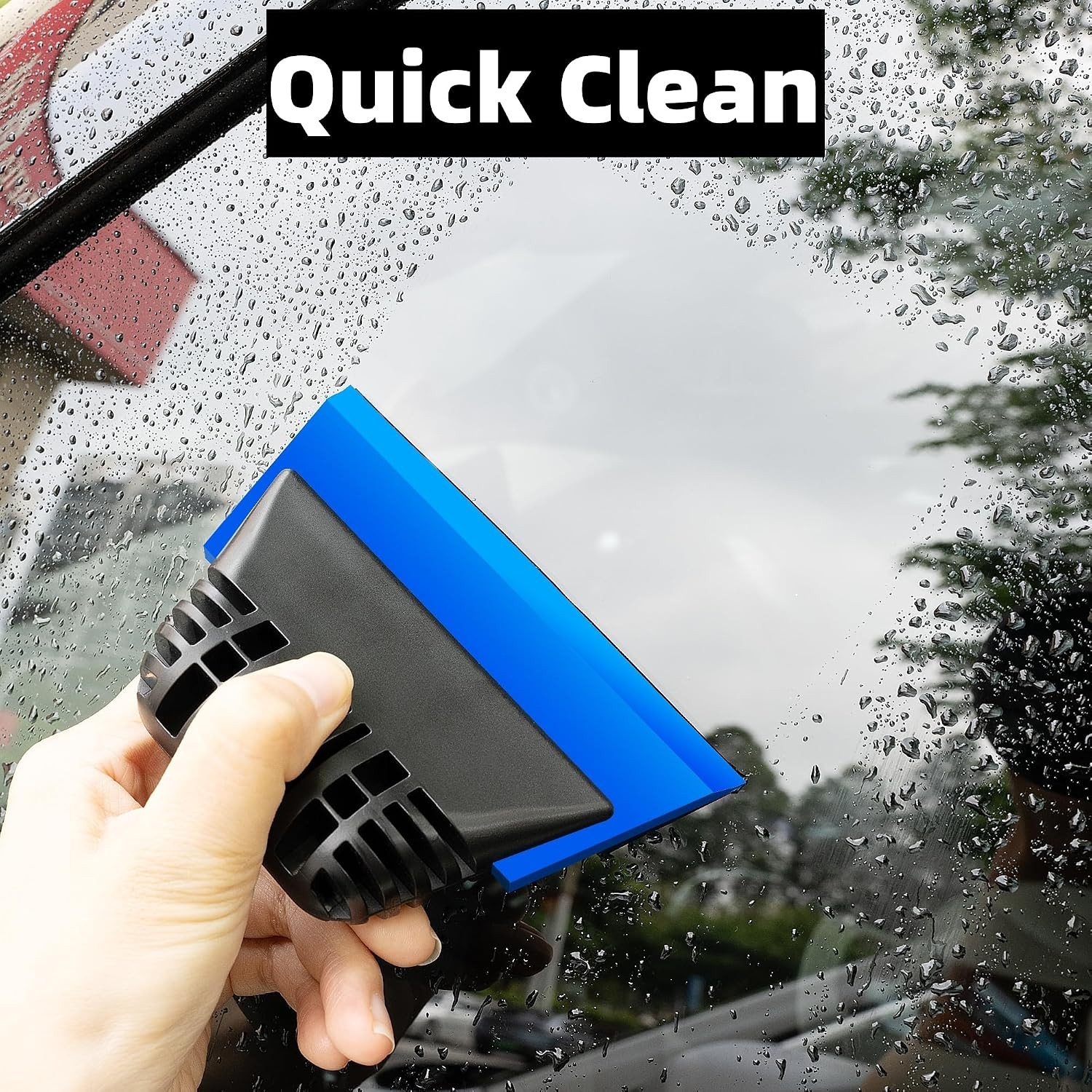 Small Squeegee Set – 2.7 & 4.9inch in Widths – Efficient Water Wiper Rubber