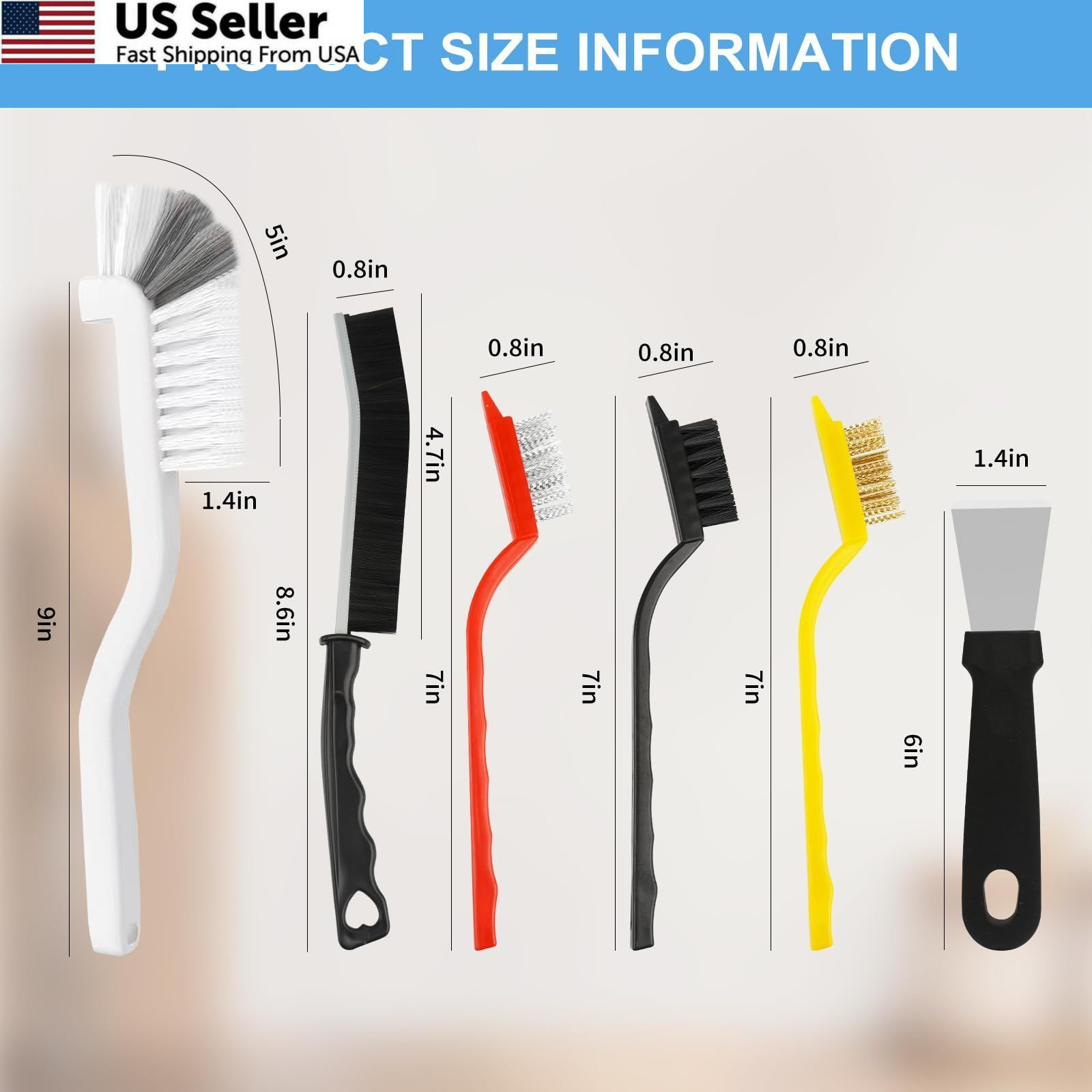 Dfacio 11Pcs 1.6 inches (L) x 0.8 (W) x 9.4 (H), Multicolor