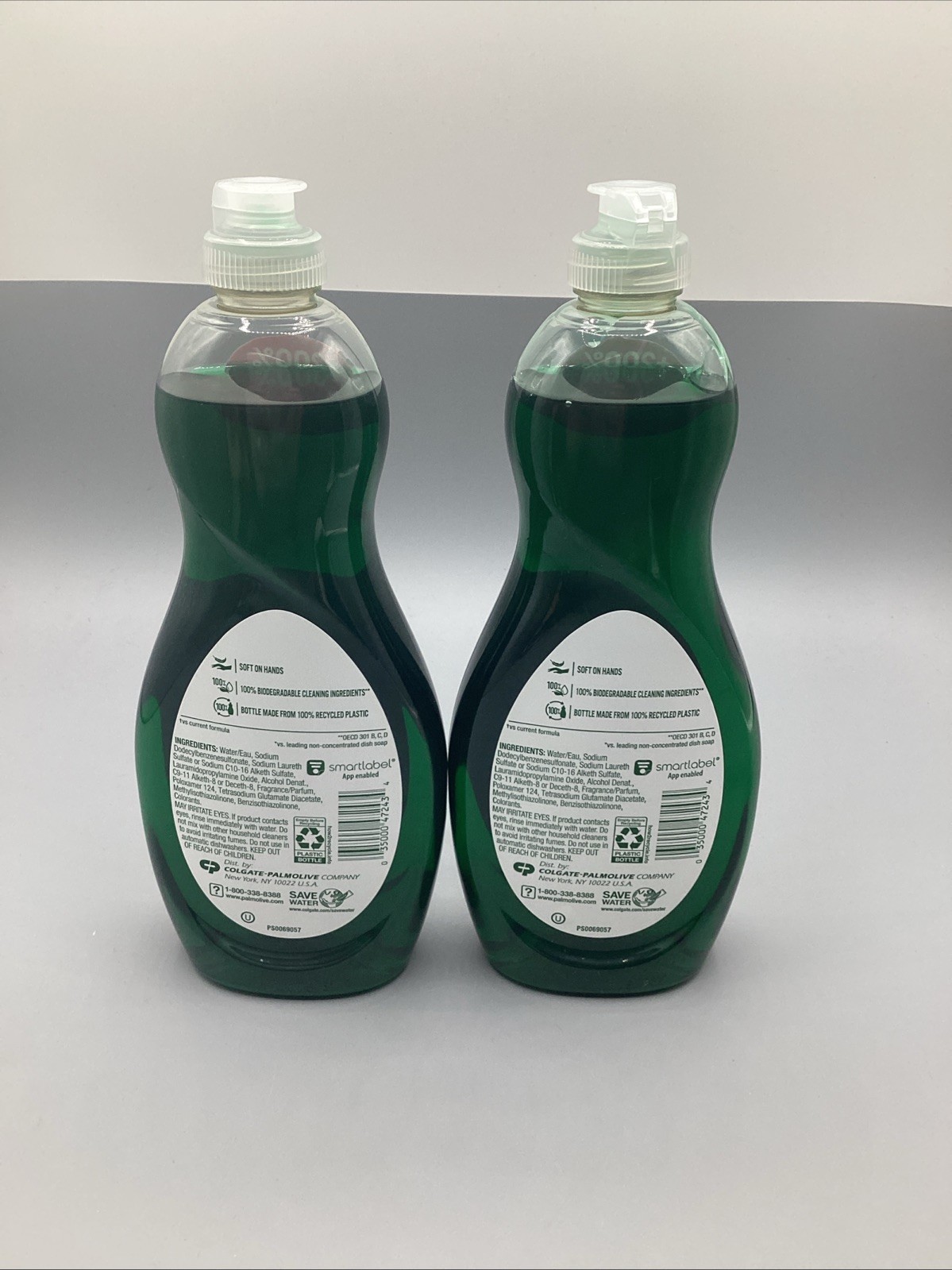 Lot of 2 Palmolive ULTRA STRENGTH Liquid Dish Soap Original Green 18 Fluid Ounce