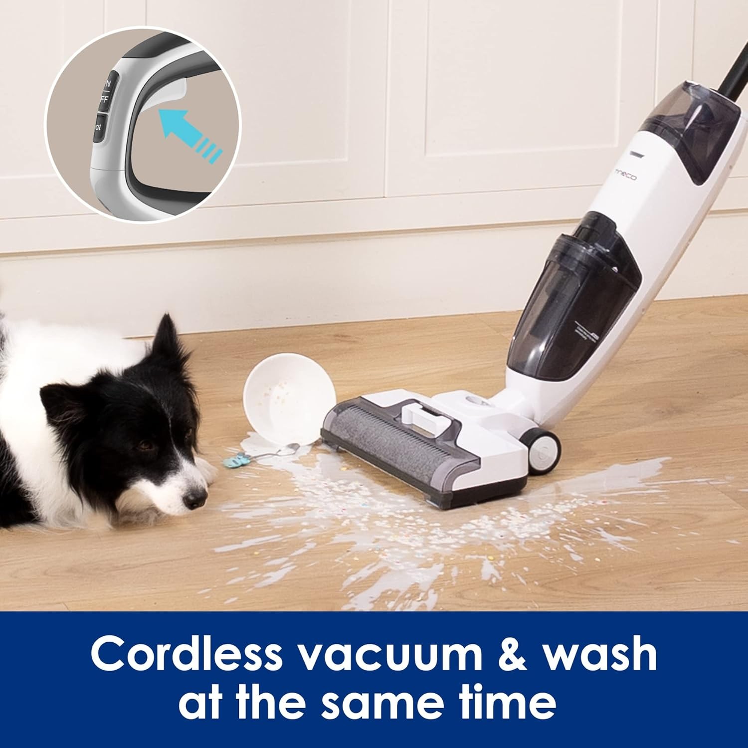 Tineco iFLOOR 2 MAX Wet Dry Vacuum Cordless Floor Cleaner White – Excellent