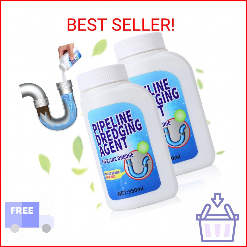 Pipeline Dredging Agent, 350ml Drain Clog Remover Agent,Kitchen Unblocker, Power