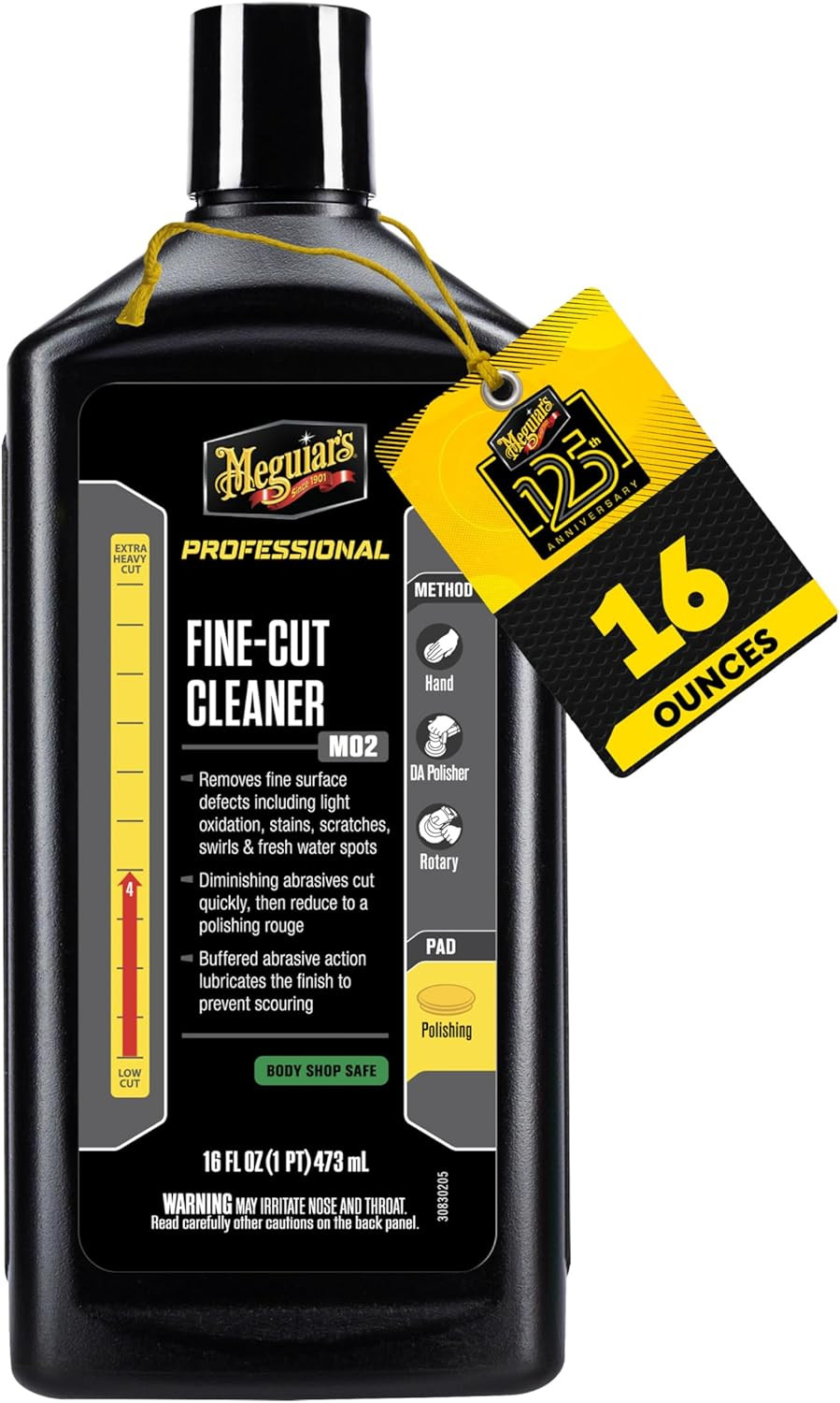 Meguiar’S M0216 Mirror Glaze Fine-Cut Cleaner, Versatile, Swirl-Free Auto Scratc