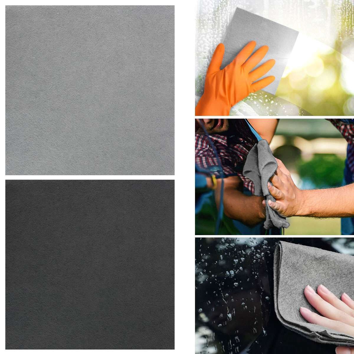 1-10 Thickened Magic Cleaning Cloth Streak Free Microfiber Cleaning Rag Reusable