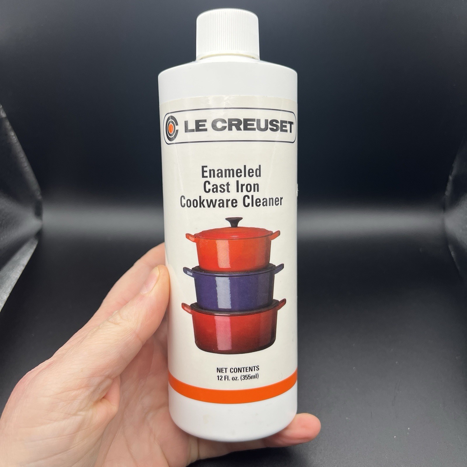 LE CREUSET Enameled Cast Iron Cookware Cleaner 12 fl oz Liquid NEW Sealed #1