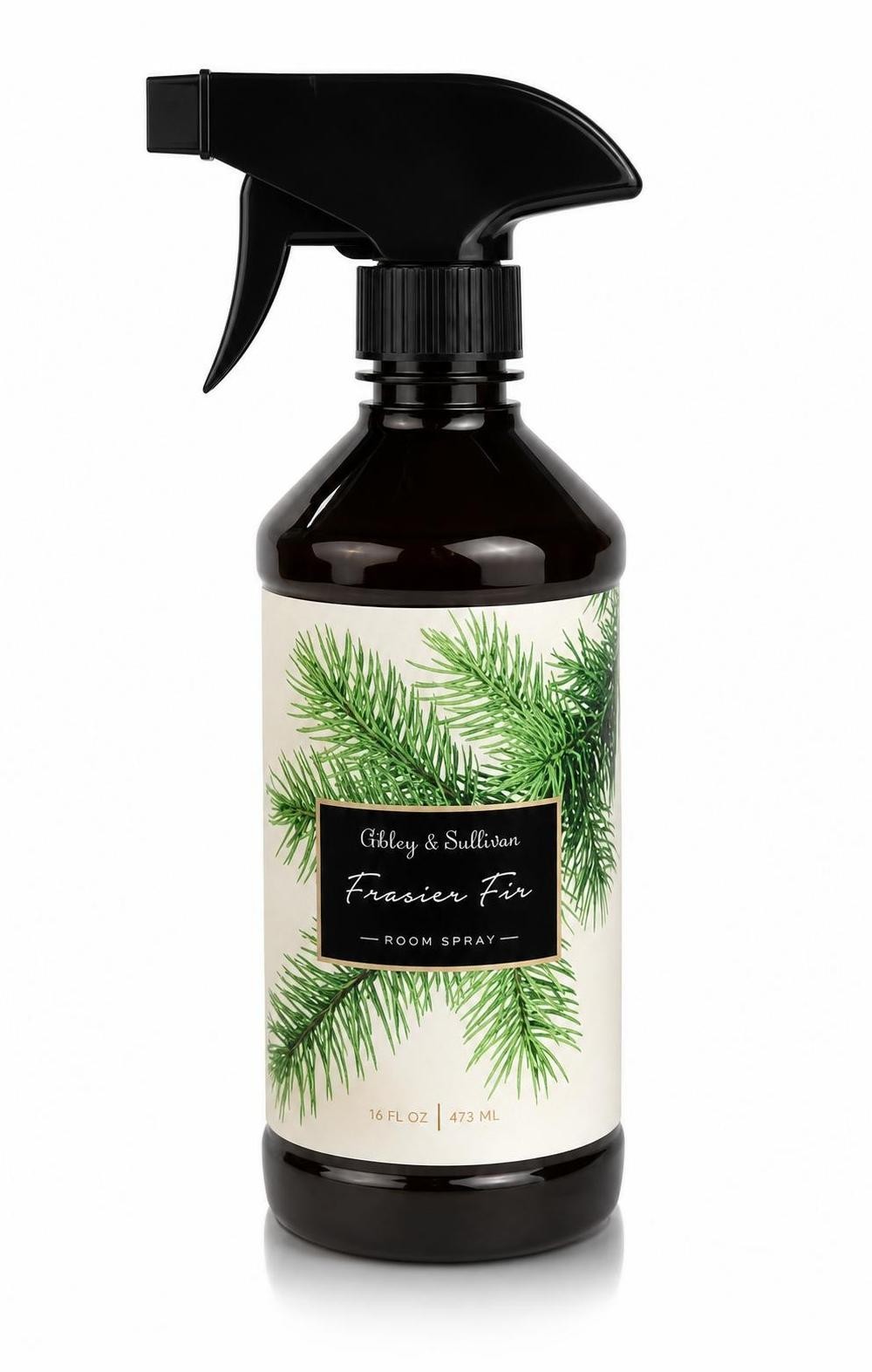 2 Abbey & Sullivan Holiday Frasier Fir Scent Room & Linen Fragrance Spray 16 oz