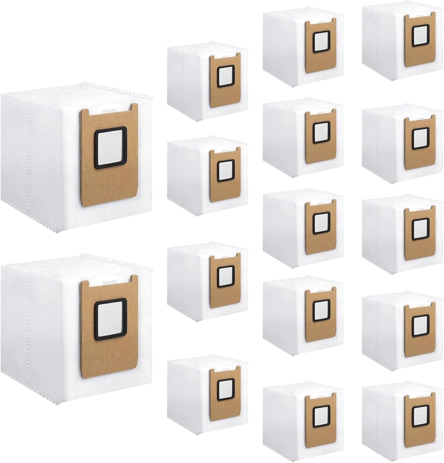 16 Pack Dust Bags for Eufy Omni E25, Omni E28 Robot Vacuum