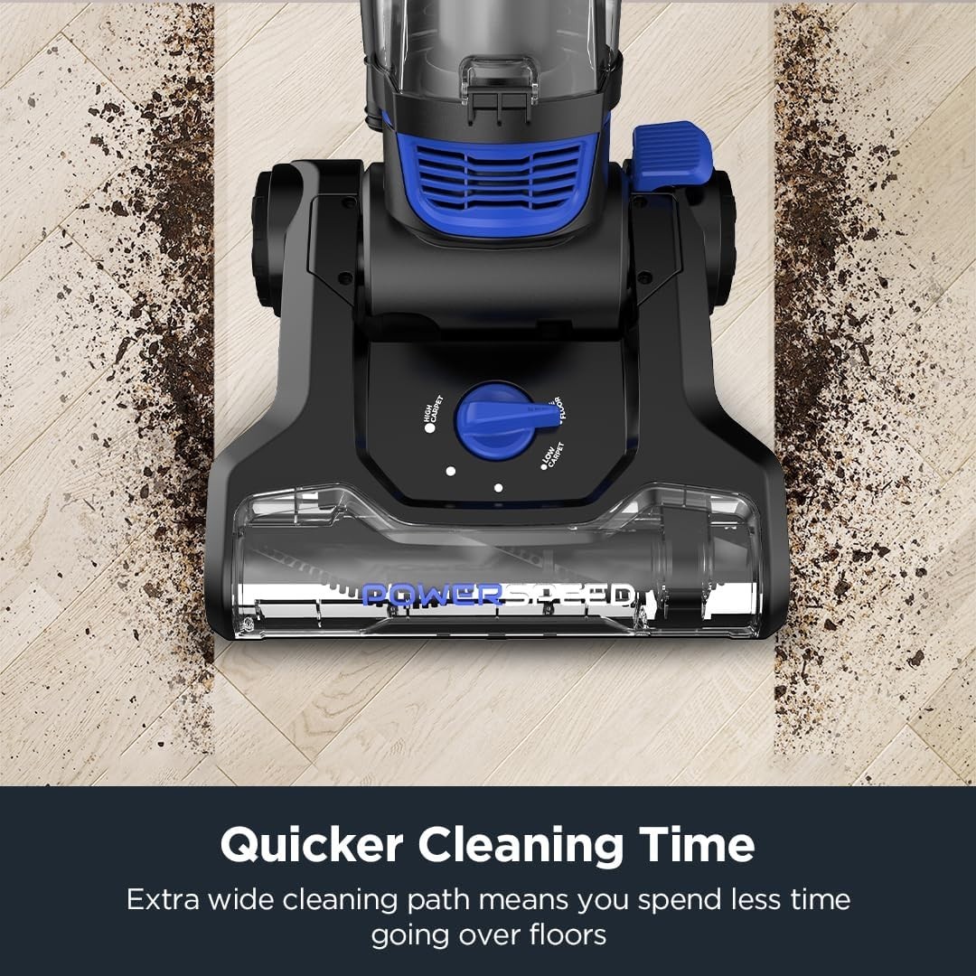 Eureka PowerSpeed Upright Vacuum Cleaner Lightweight for Carpet & Hard Floor