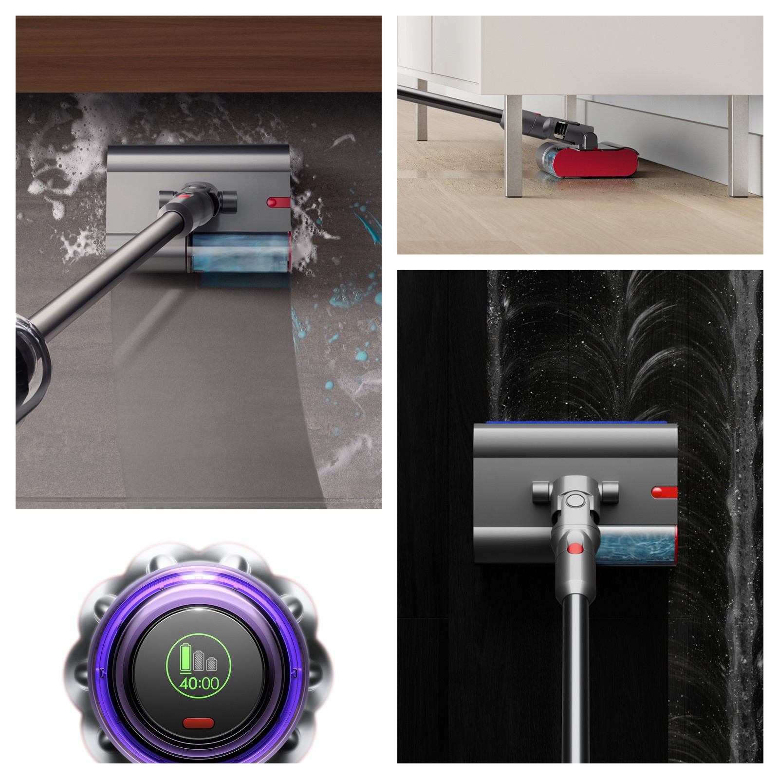 Dyson V9 Submarine Extra Cordless Wet and Dry Vacuum | Nickel | Refurbished